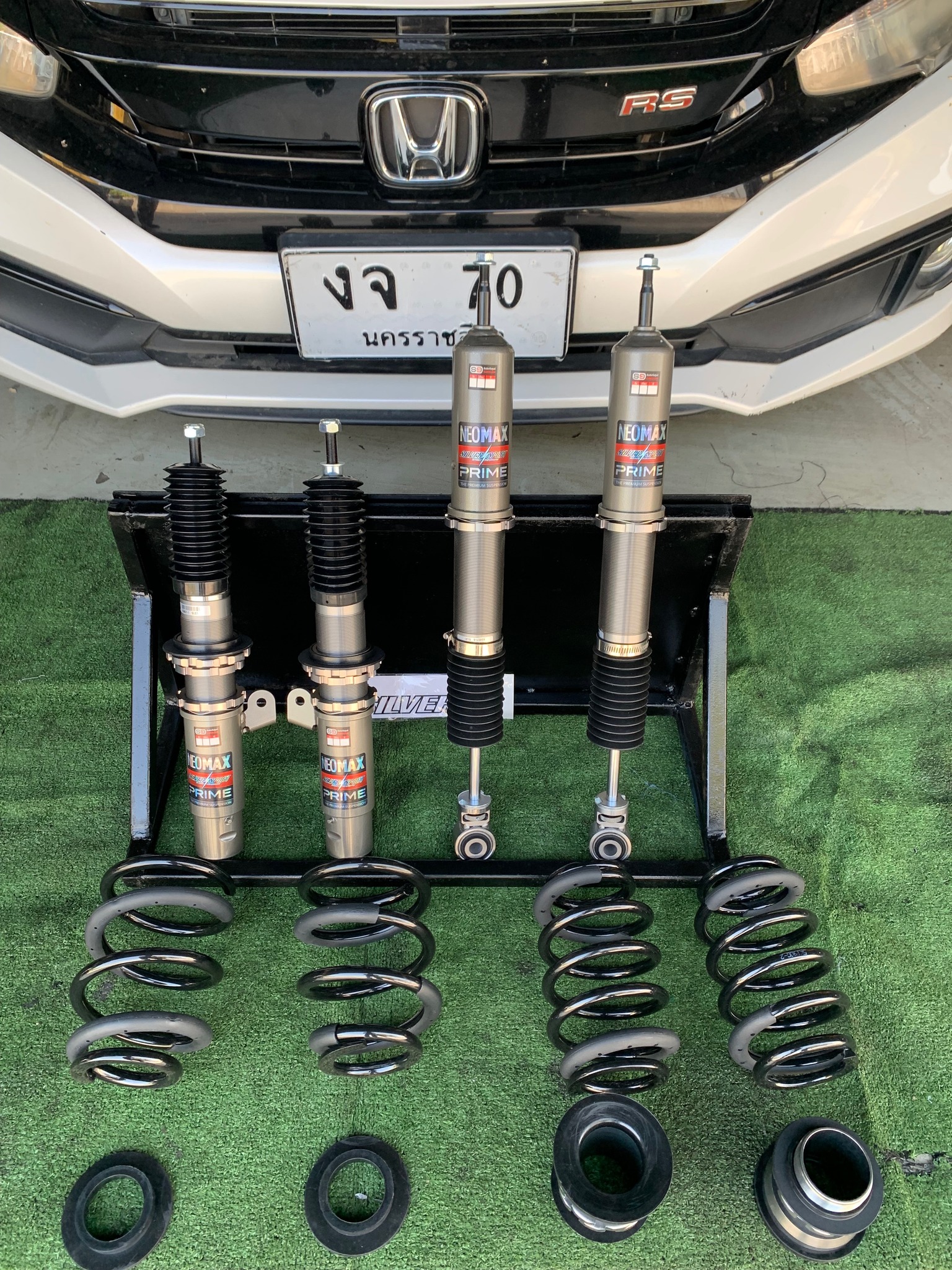 Civic FC เปลี่ยนโช๊ค Monotube Silver NEO Maxprime