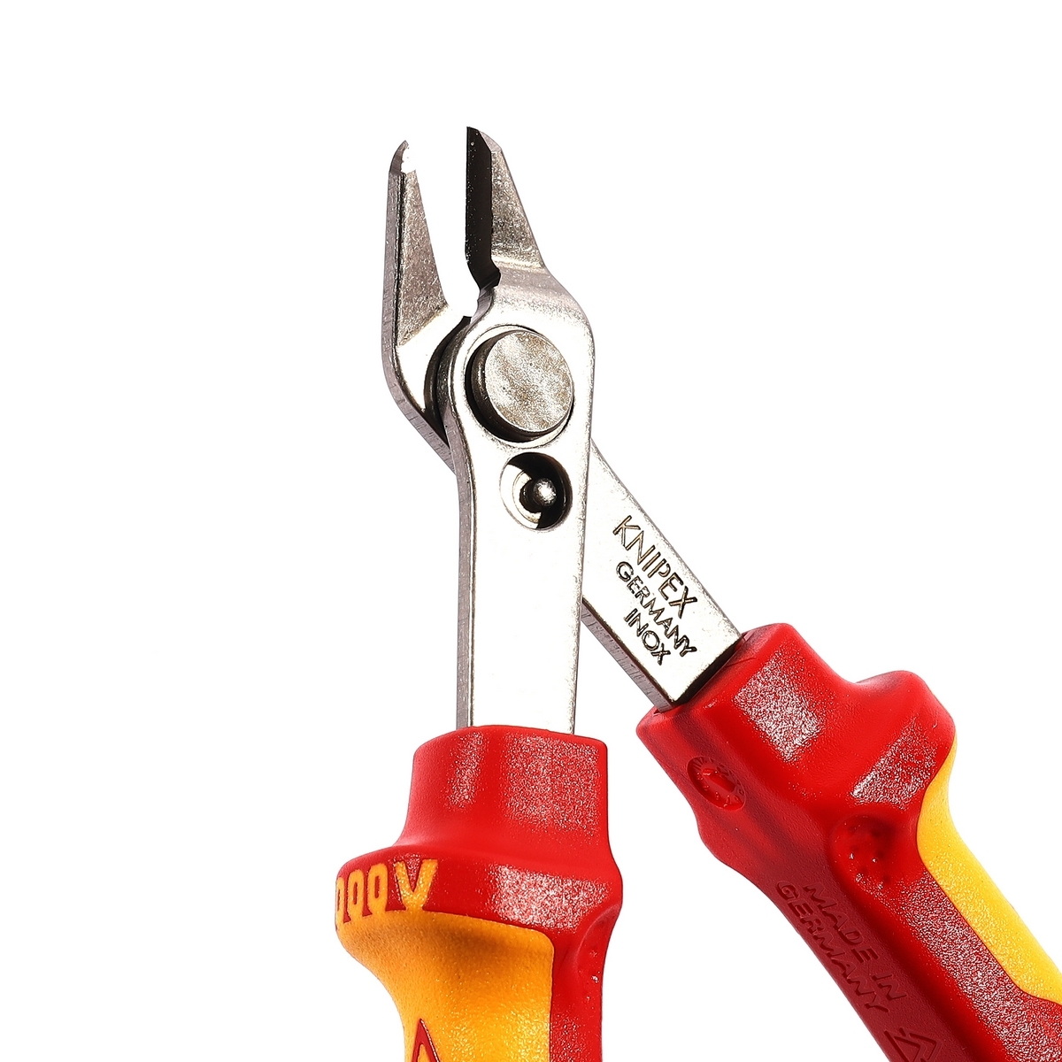 KNIPEX 78 06 125 คีมตัดอิเล็กทรอนิกส์ รุ่น Super Knips ด้าม VDE 125mm ป้องกันไฟฟ้า 1000V