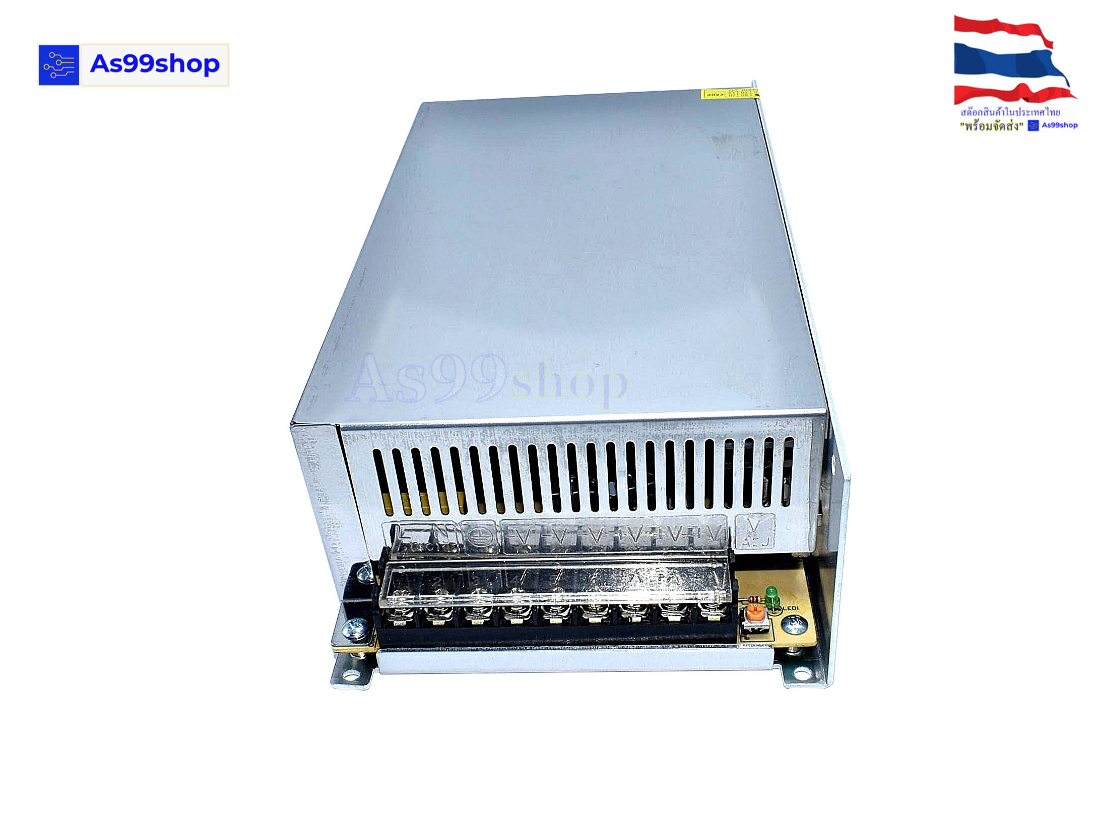 24V 25A 600W สวิตชิ่งเพาเวอร์ซัพพลาย Switching Power Supply (สีเงิน) S-600-24