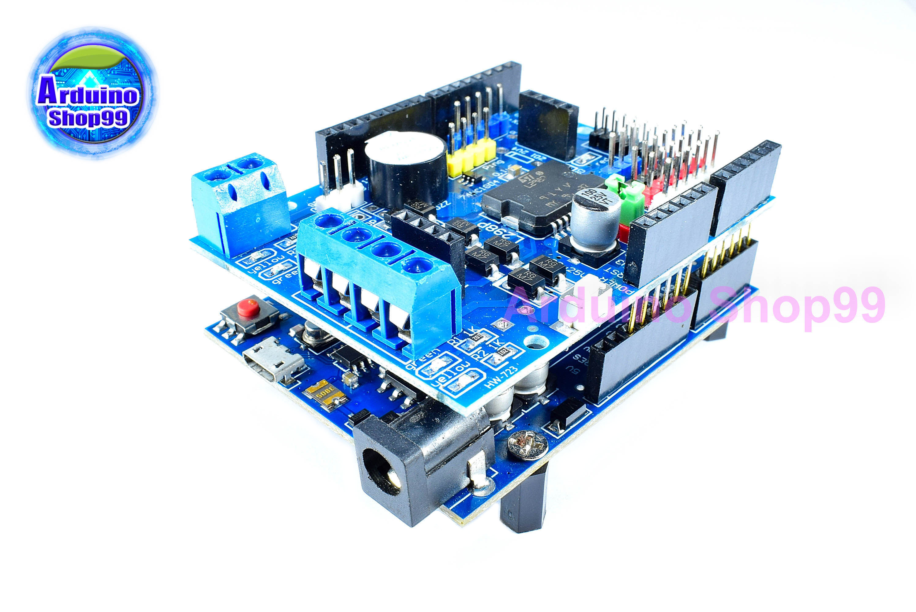 L298P Motor Shield stepper DC motor drive module expansion board supports UNO R3