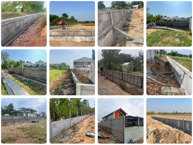 รั้วปูนสำเร็จรูป By บ้านสวยในฝัน