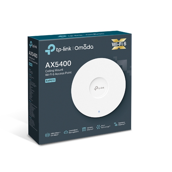 EAP670 AX5400 Ceiling Mount WiFi 6 Access Point ราคาสอบถามกับทางร้านค้านะคะ