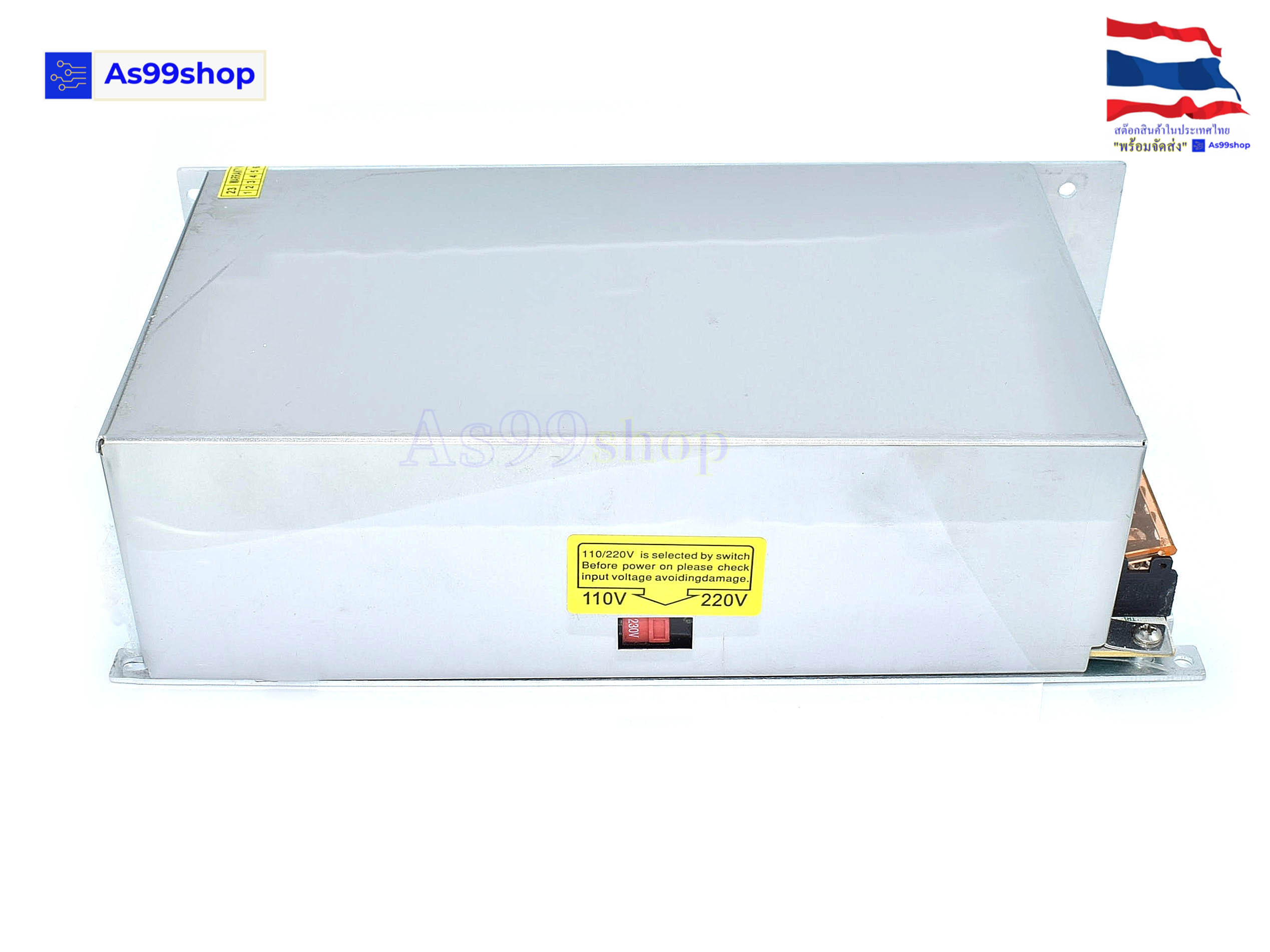 สวิตชิ่งเพาเวอร์ซัพพลาย Switching Power Supply 48V 20A 1000W(สีเงิน) S-1000-48