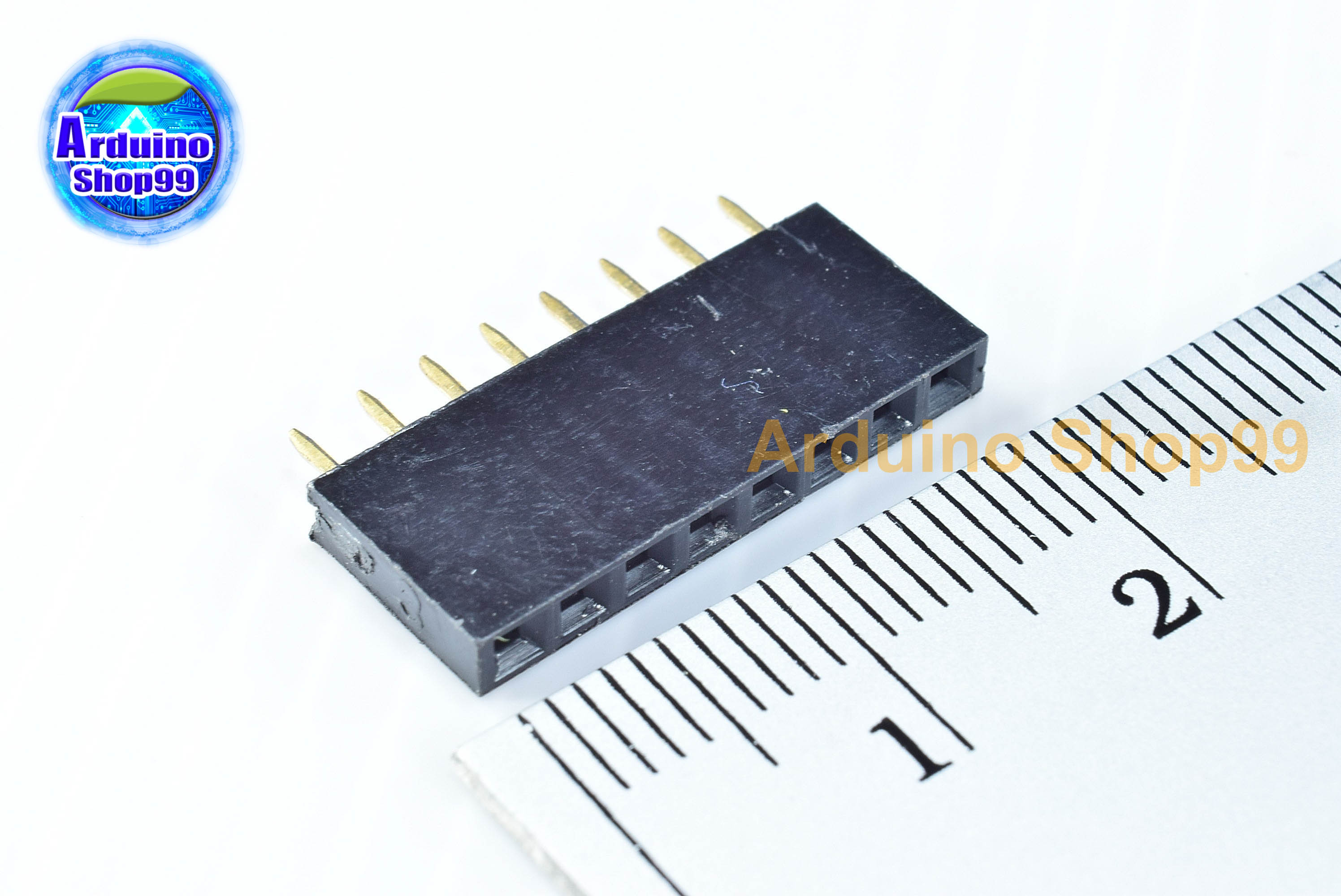 8P-Pin Socket 2.54MM single row female(1 ชุด 6 ตัว)