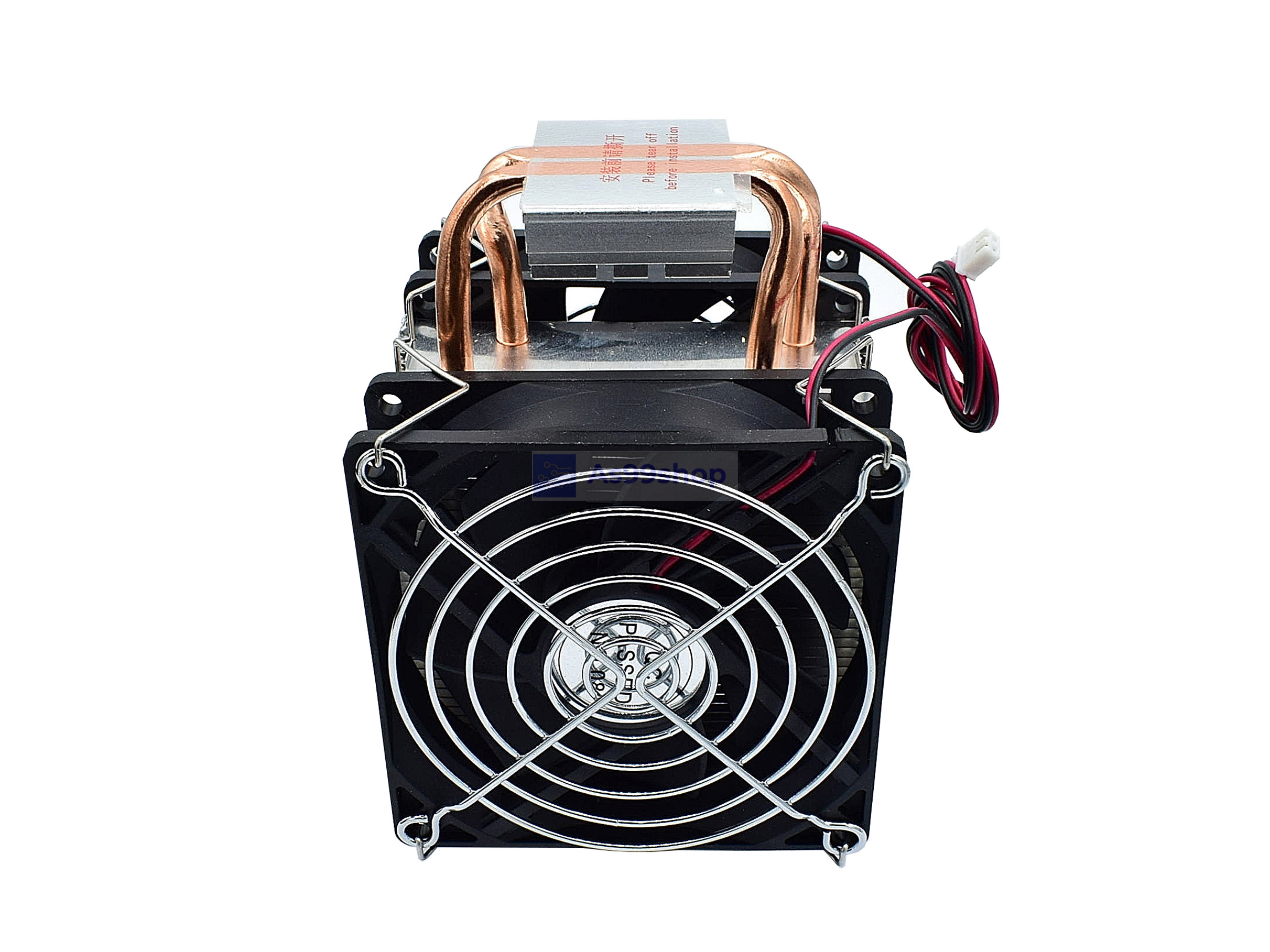 ชุดถ่ายเทความร้อนขนาด 2 ท่อ 2 heat pipe radiator 40*40 semiconductor refrigeration chip DIY