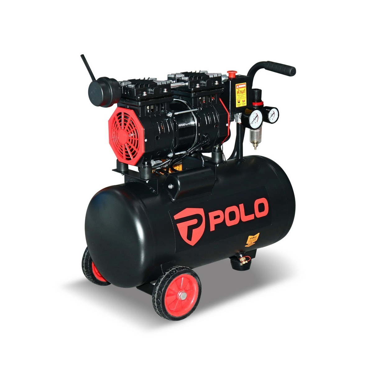 POLO D5501-24 ปั๊มลมโรตารี่ Oil Free 550W 24L