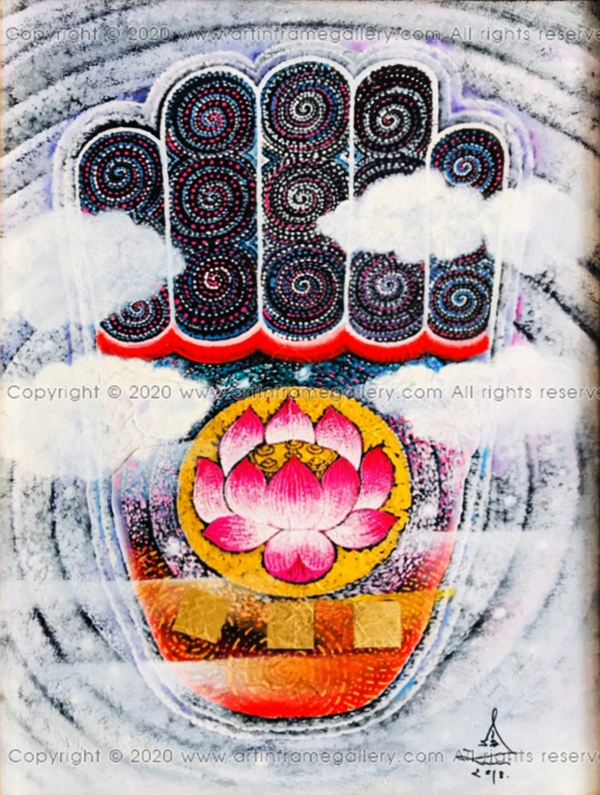 ผลงานศิลปะ "ธาตุ 4"