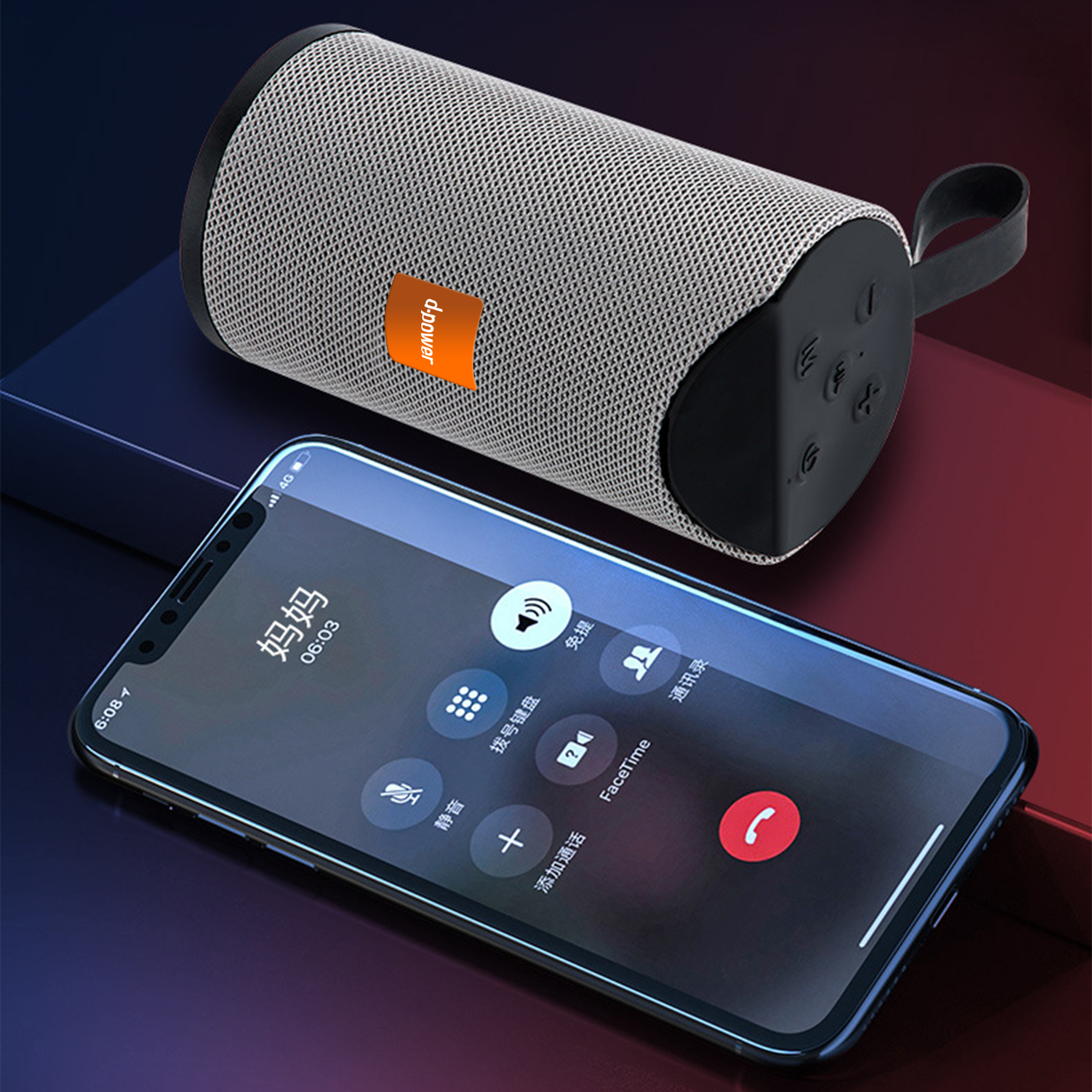 d-power ลำโพงบลูทูธ รุ่น Parco กำลังขับ 10วัตต์ ลำโพงตั้งโต๊ะ ลำโพงคอม ตัวเล็ก เสียงดี พกพาสะดวก รับประกัน 1 ปี