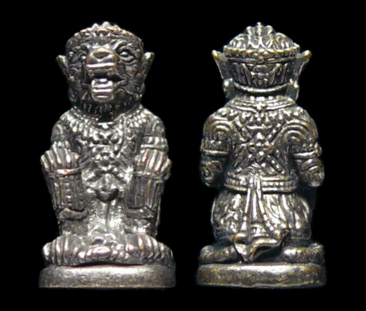 หนุมาน หลวงพ่อเพี้ยน วัดเกริ่นกฐิน จ.ลพบุรี รุ่นกฐิน54 ตอกโค้ด วฐ. มาพร้อมกัน4องค์
