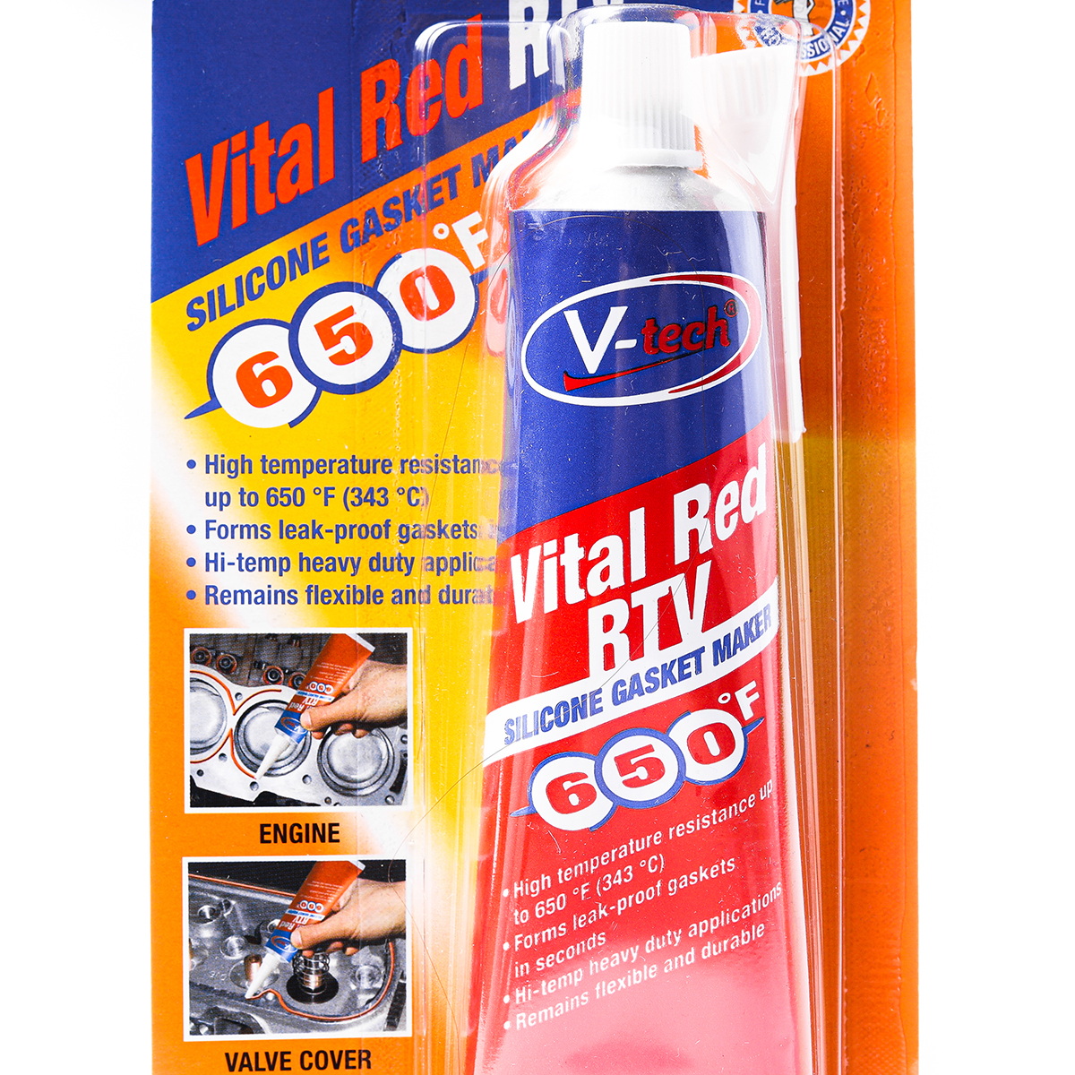 V-tech VT-151 ซิลิโคนทาปะเก็น (สีแดง) 85g