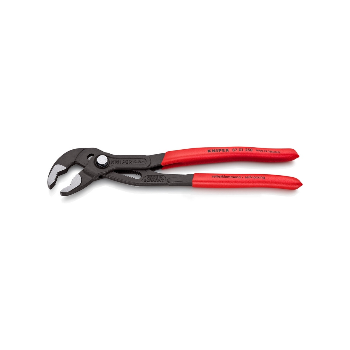 KNIPEX 87 01 250 คีมคอม้า รุ่น Cobra ด้ามพลาสติก 250mm (10")