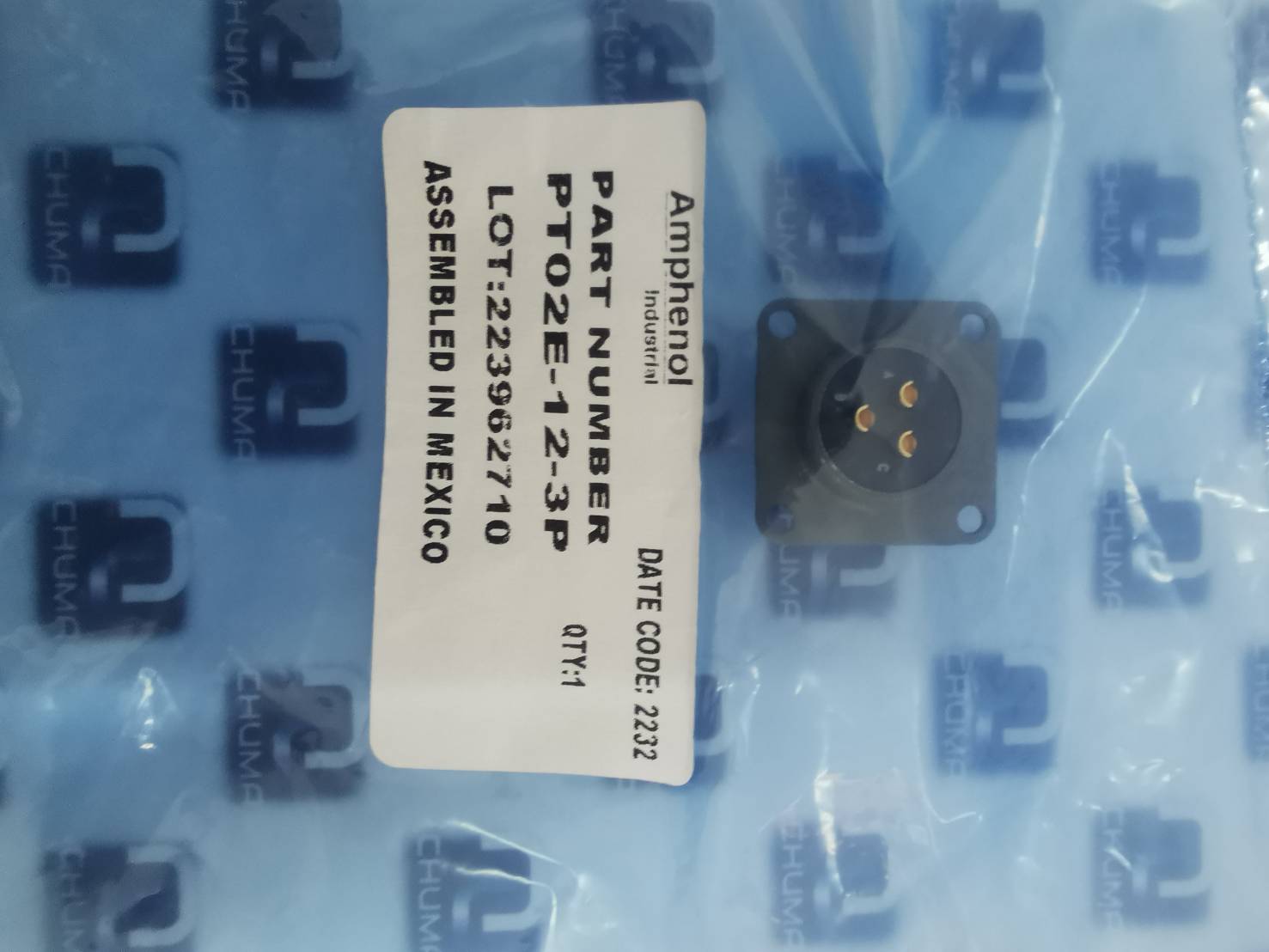 Amphenoi Industrial, PRAT NUMBER, PT02E-12-3P