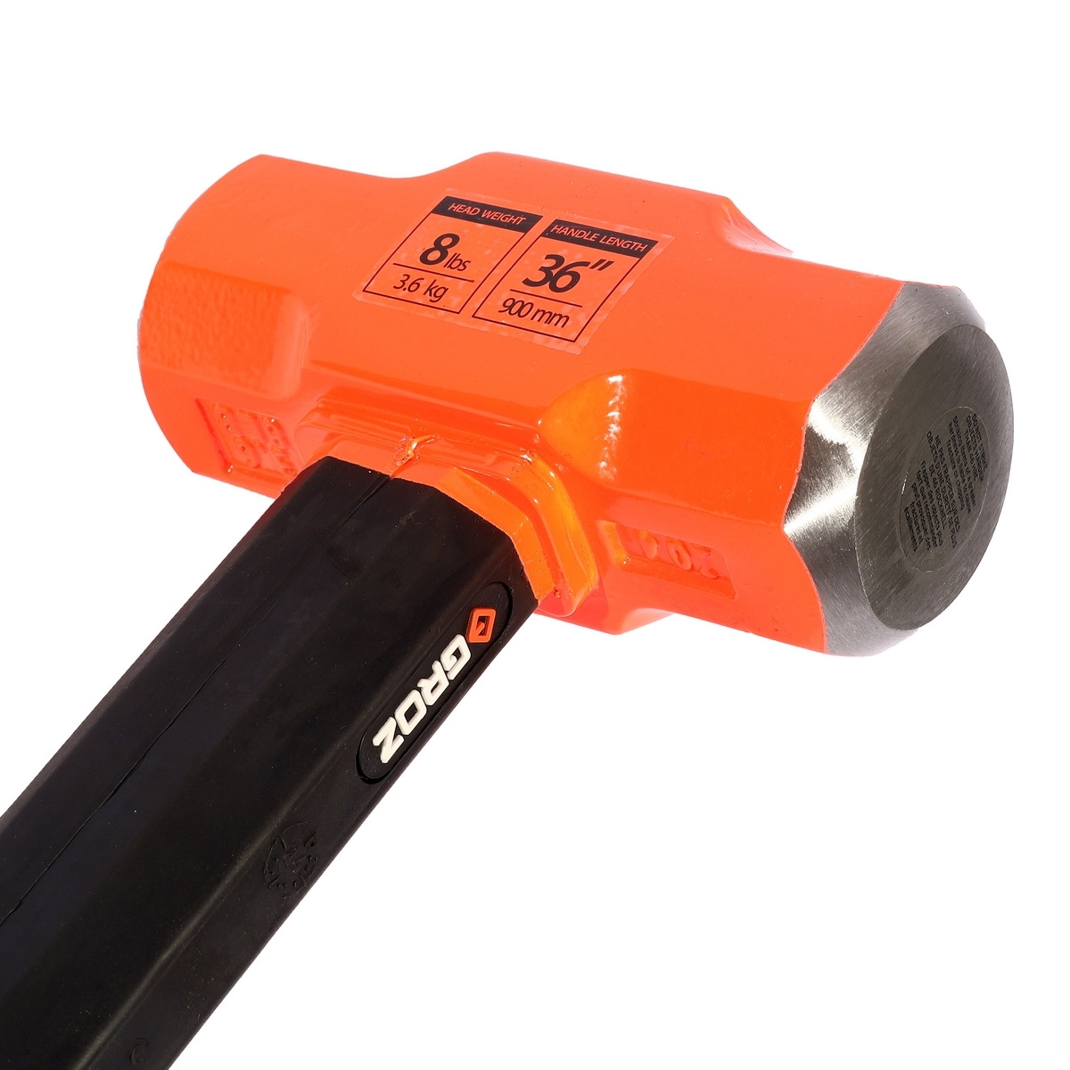 GROZ SHID/8/36 ค้อนปอนด์ด้ามยาง 8 ปอนด์ (3.6kg)