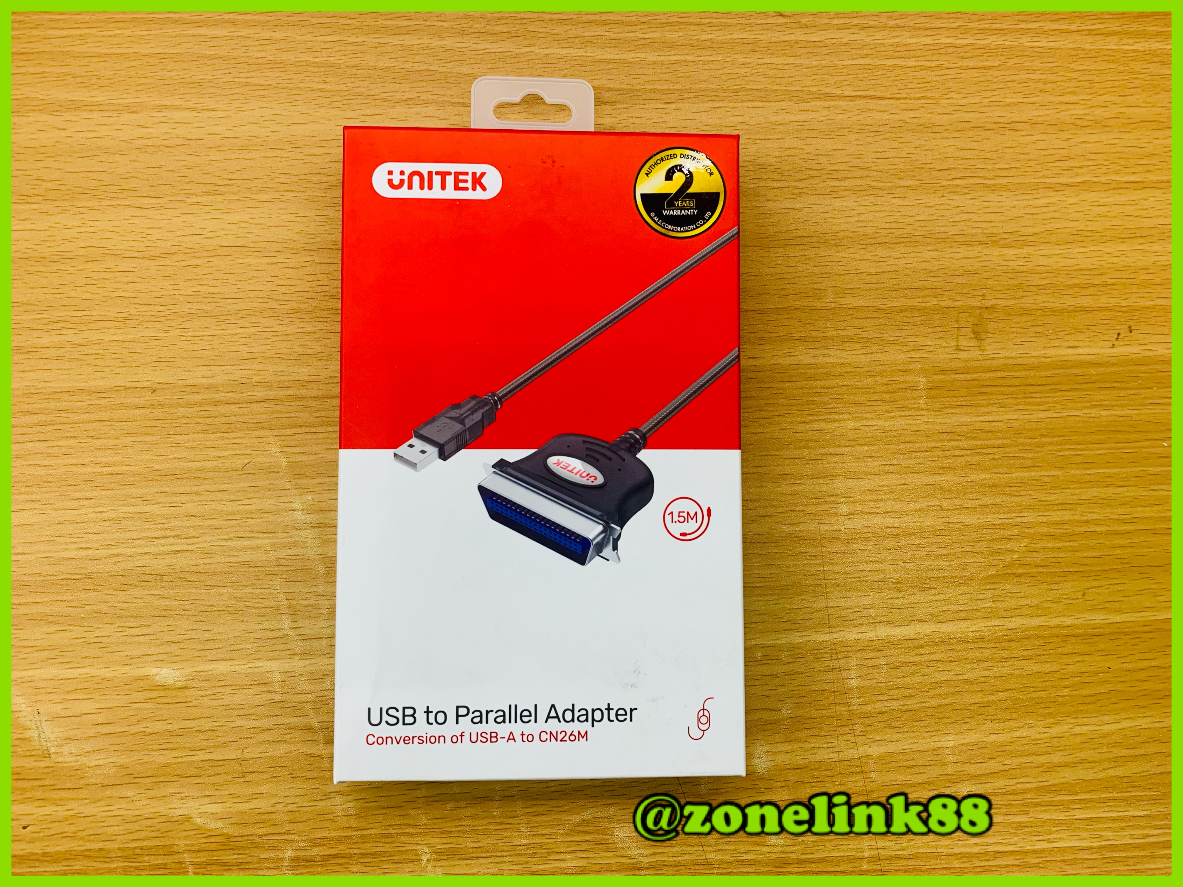 UNITEK Y-120 USB to Parallel Converter (CN36M)