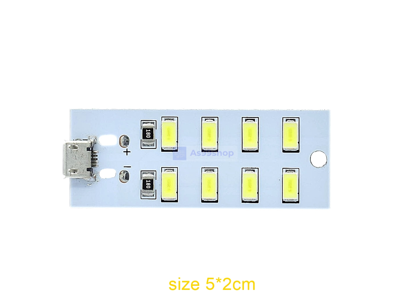 8 lamp SMD LED Light Source Micro USB LED