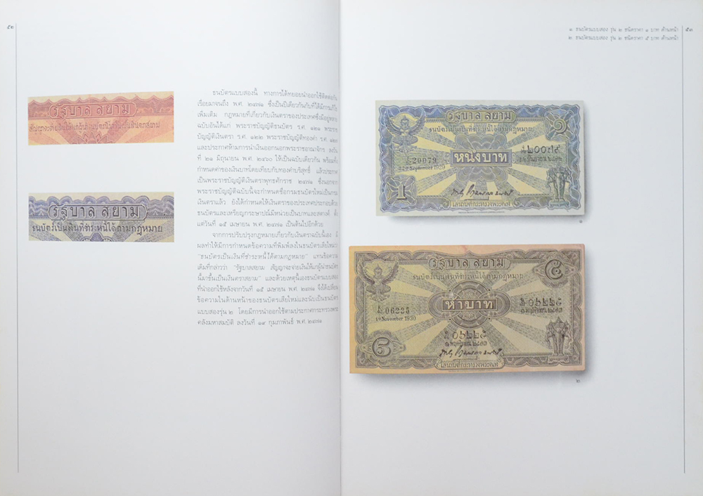 วิวัฒนาการธนบัตรไทย