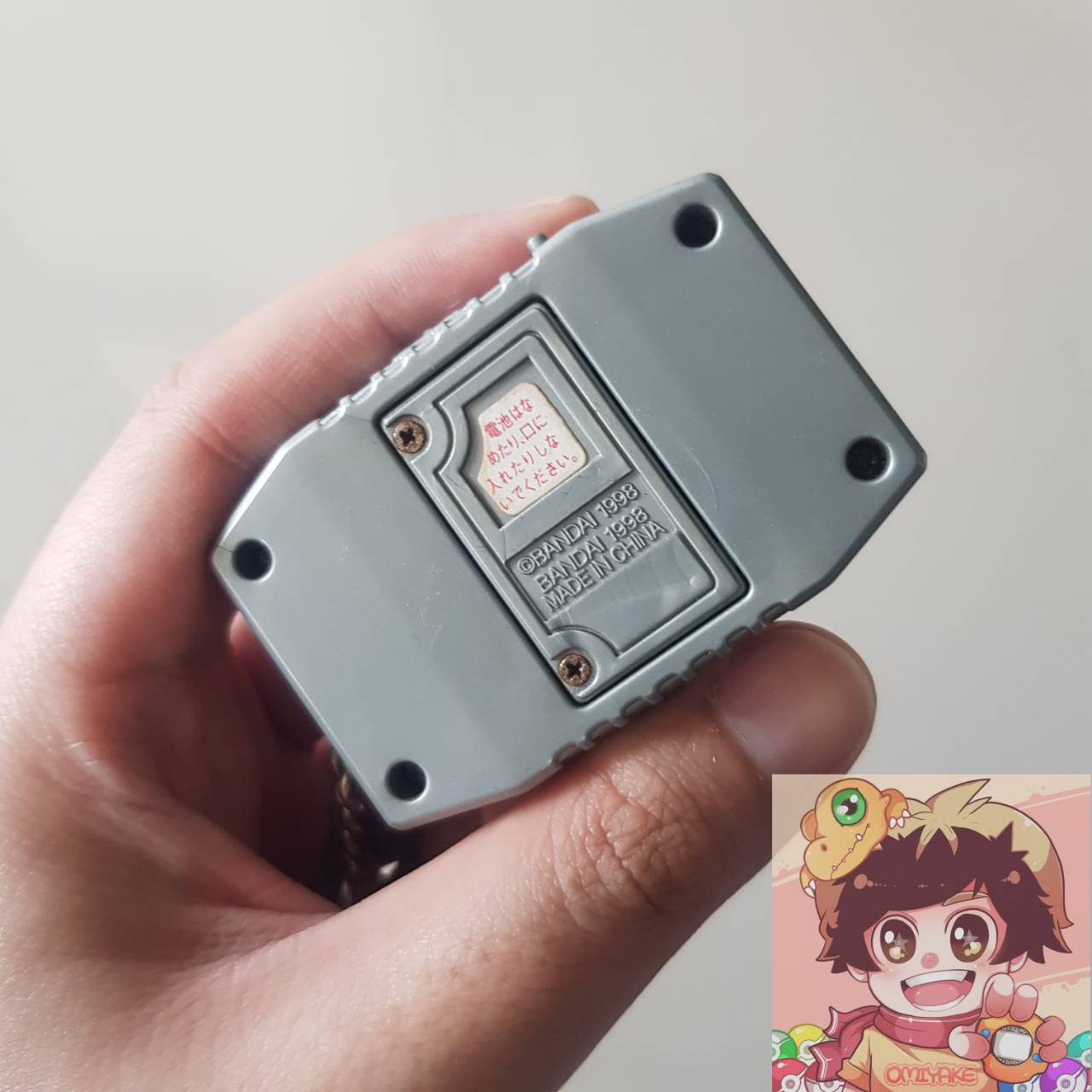 BANDAI DIGIMON Pendulum Ver.1.0 Nature Spirits Silver Blue Color[USED]ดิจิม่อน เพนดูลั่ม Digivice ดิจิไวซ์