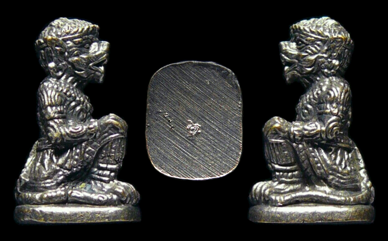 หนุมาน หลวงพ่อเพี้ยน วัดเกริ่นกฐิน จ.ลพบุรี รุ่นกฐิน54 ตอกโค้ด วฐ. มาพร้อมกัน4องค์