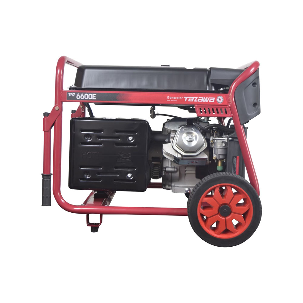 TAZAWA TAZ6600E เครื่องปั่นไฟ 5.8kW/220V พร้อมระบบ AVR เบนซิน 16HP กุญแจ+แบต
