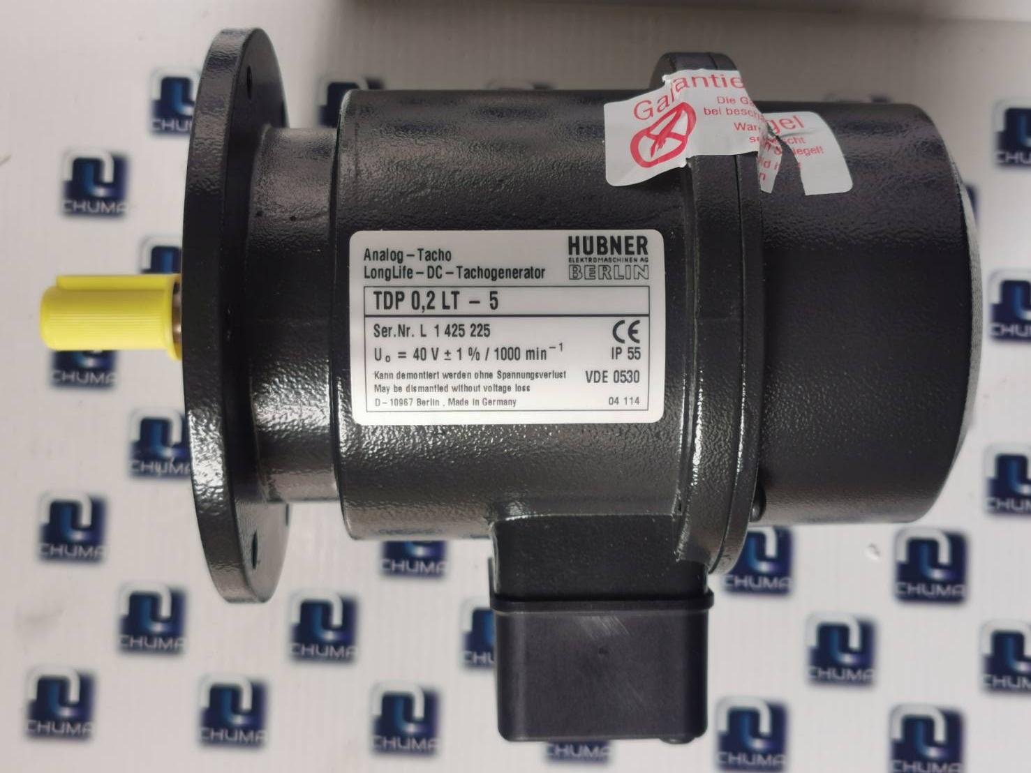 Hubner Berlin, Analog tacho, longlife, DC Tachogenerator, TDP 0,2 LT - 5