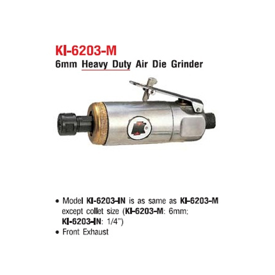KUANI KI-6203-M เครื่องเจียรลม คอตรง 6mm 22000rpm