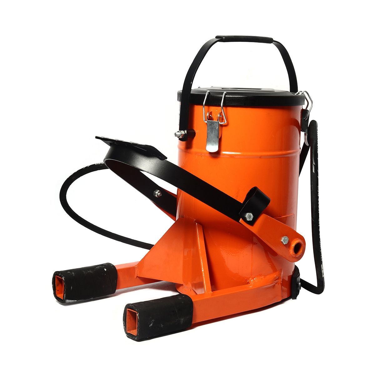 GROZ FOP/10Q ถังอัดจารบีแบบใช้เท้าเหยียบ 10L+หัว COUPLER สำหรับจารบี No.1-2