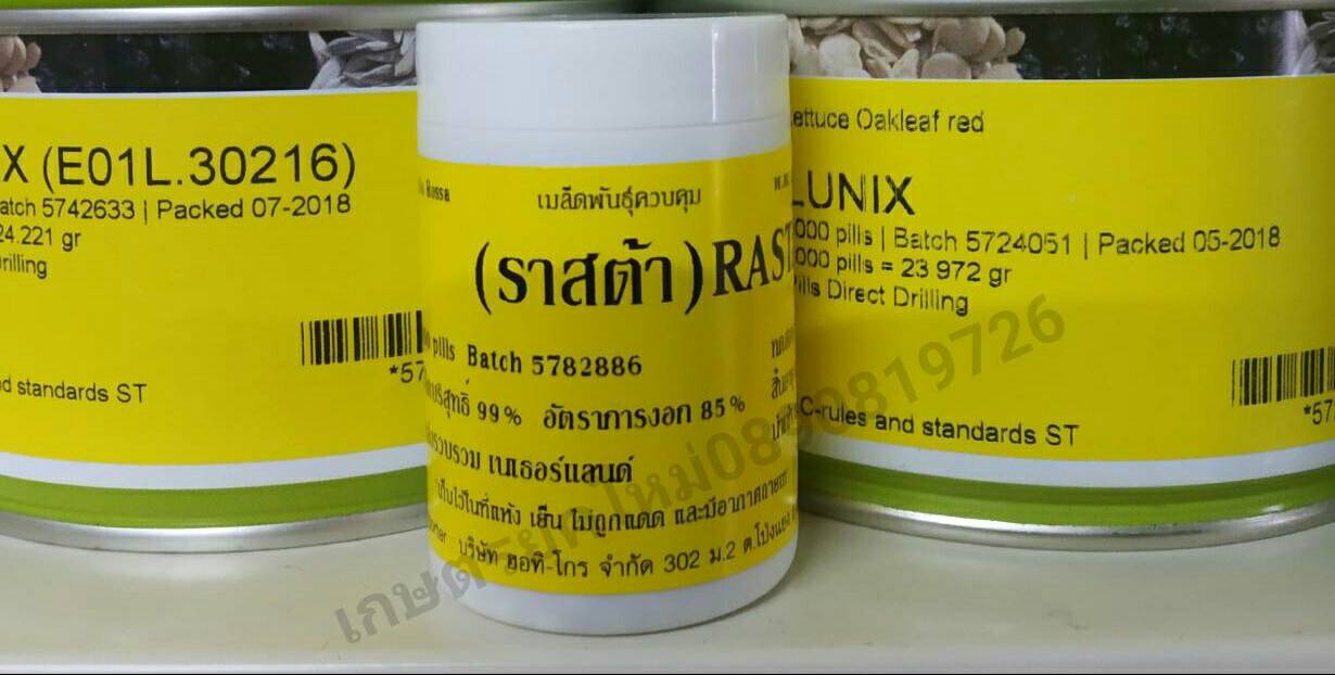 ราสต้า แบบเคลือบ 1000เมล็ด(Enza)