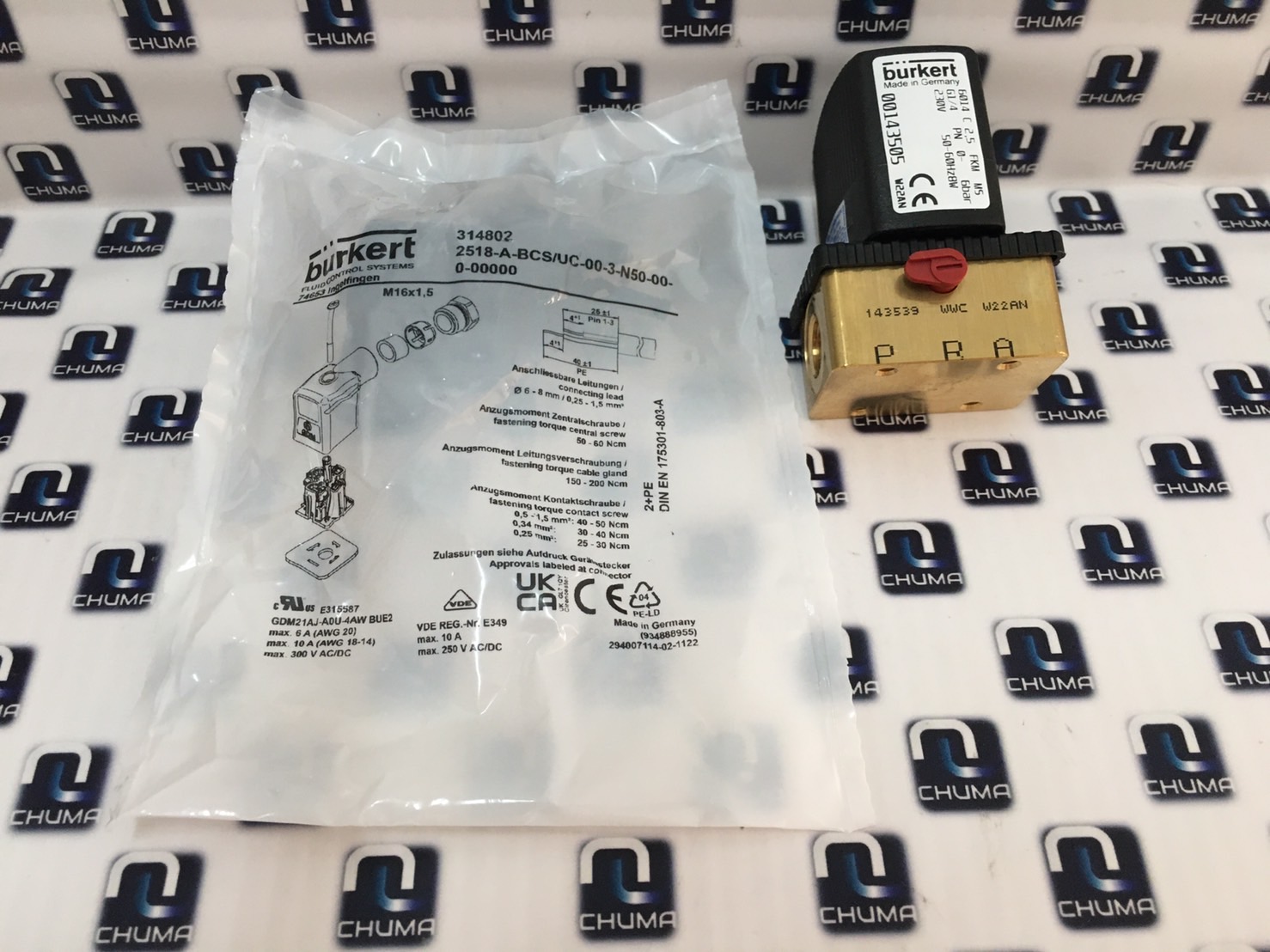 Burkert, 6014 C 2.5 FKM M5