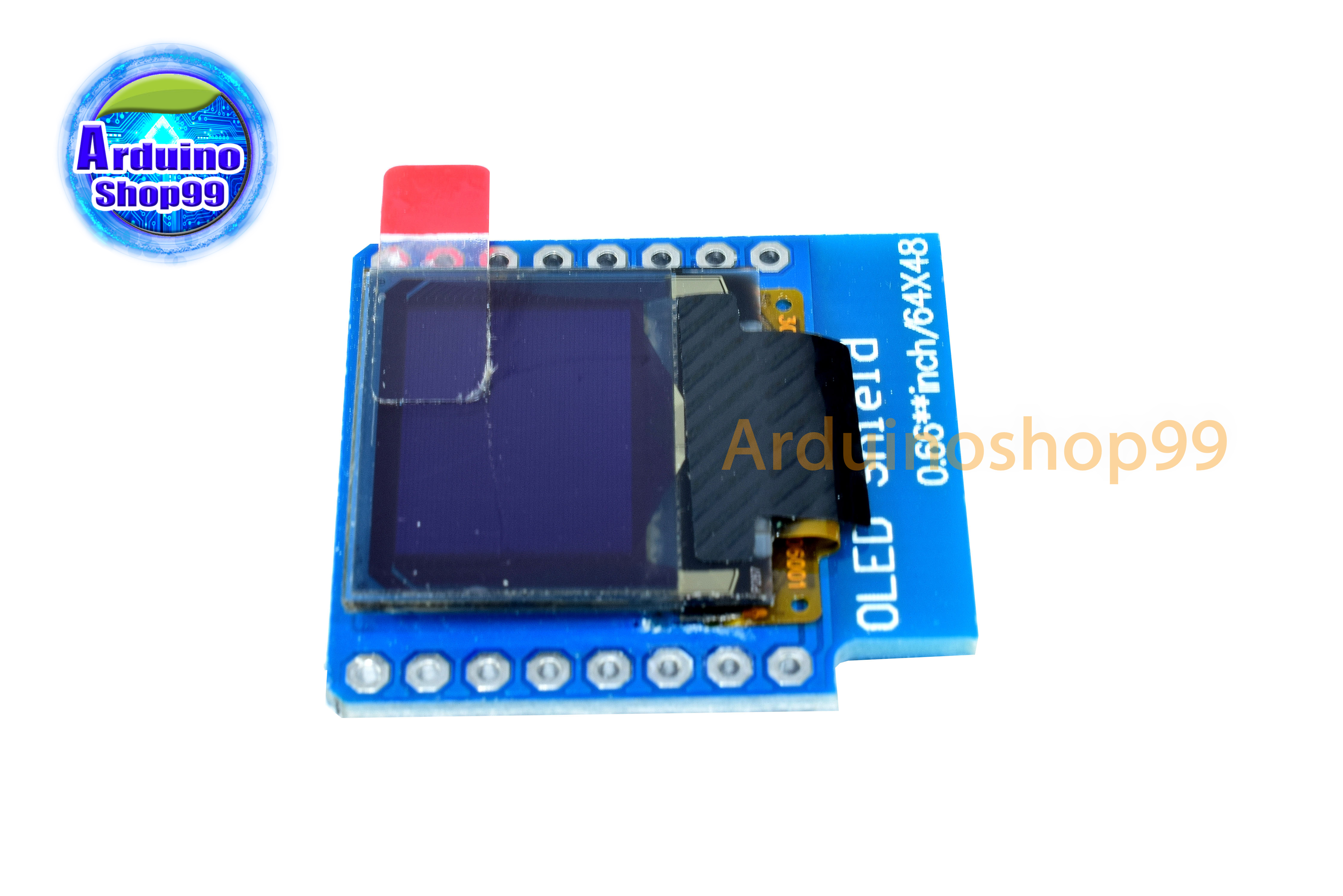 จอแสดงผล OLED ขนาด 0.66 นิ้ว แบบ SPI-I2C FOR D1 MINI