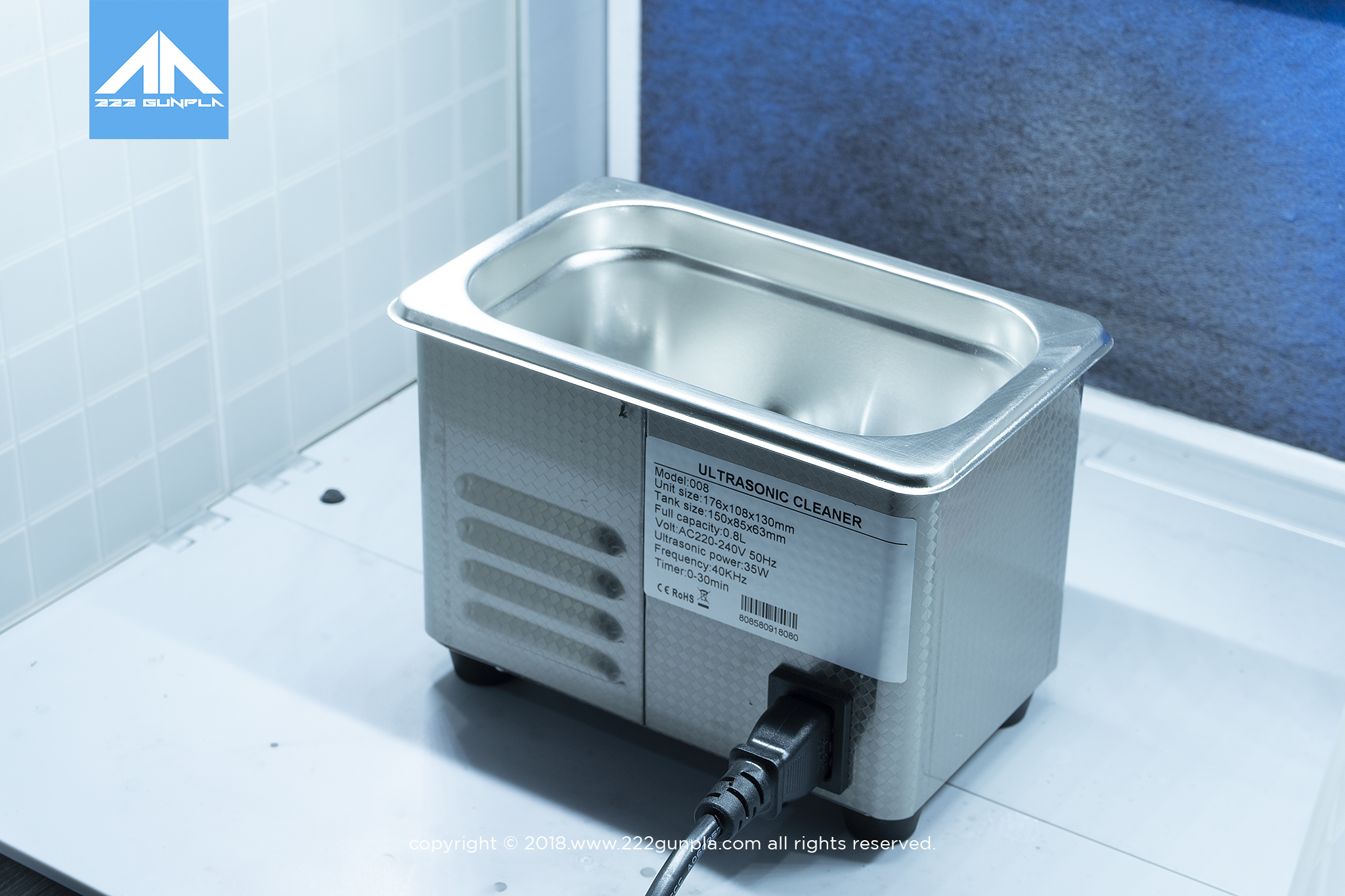 เครื่องล้างชิ้นงาน และ แอร์บรัช ระบบ Ultrasonic