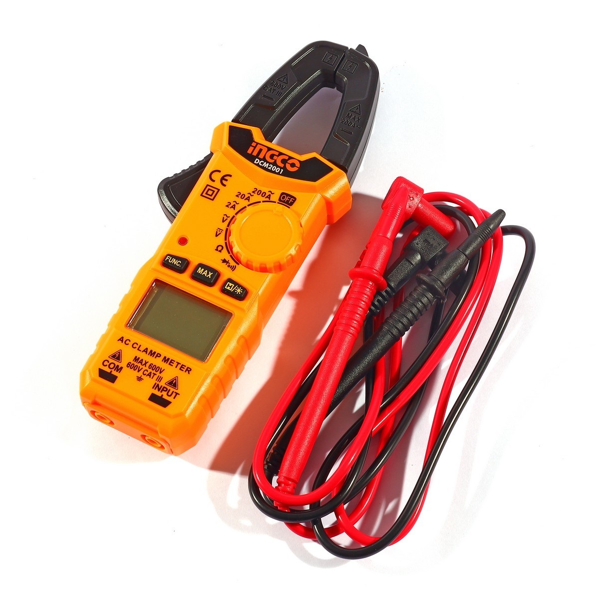 INGCO DCM2001 ดิจิตอลแคลมป์มิเตอร์ AC 200A