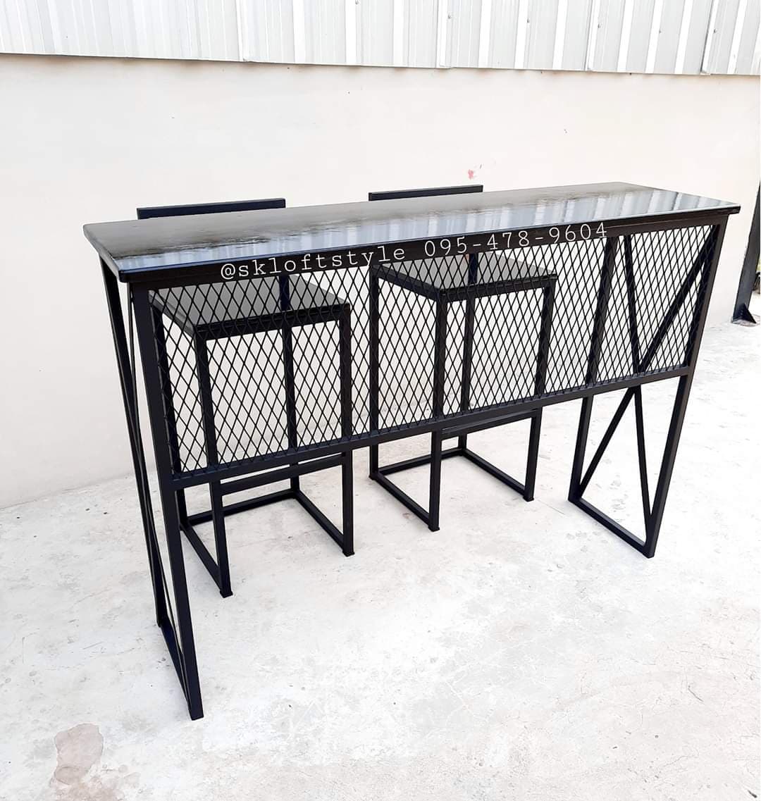 ชุดโต็ะบาร์สีดำ