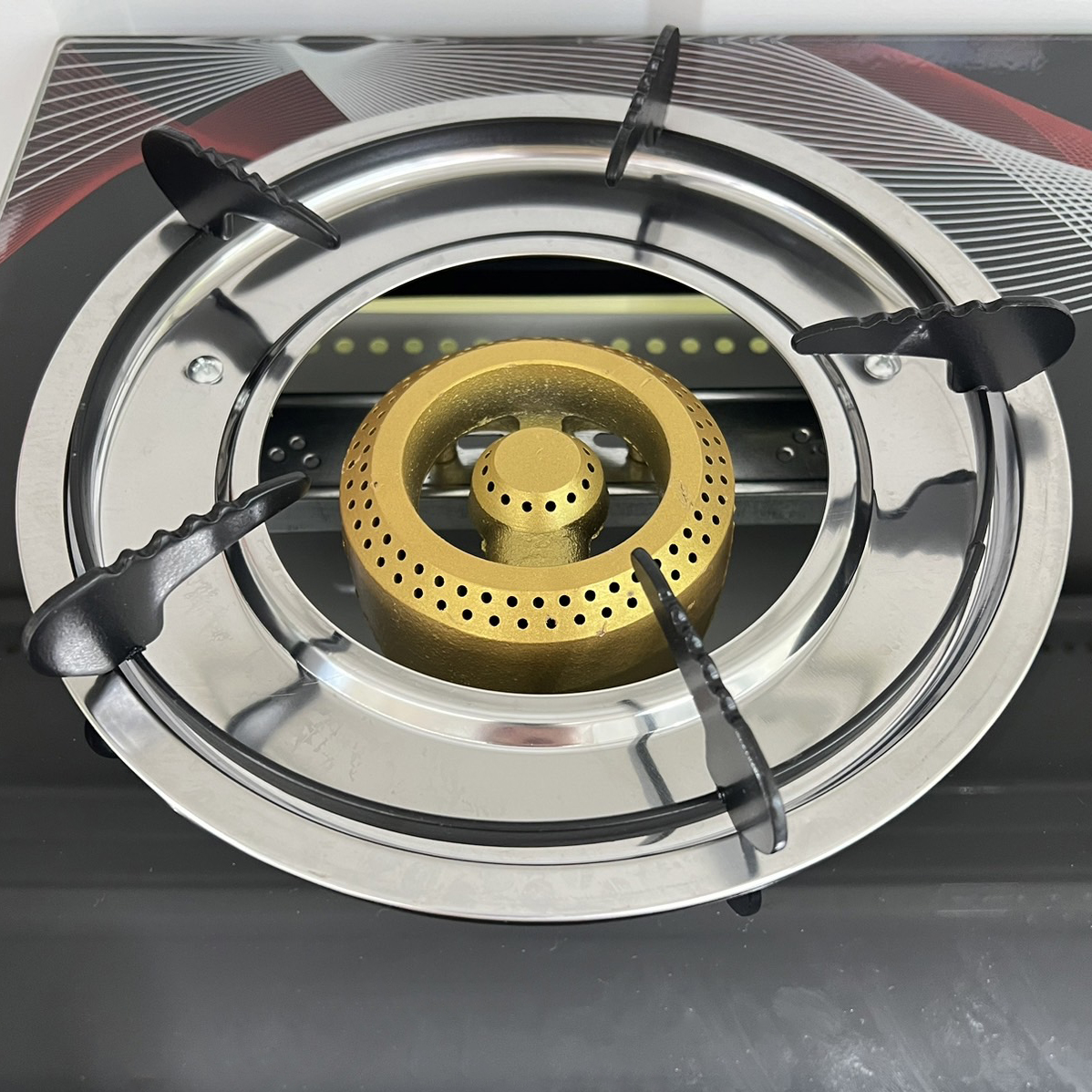 AJ เตาแก๊สหน้ากระจก 2 หัว รุ่น AJ-GA2H-03CG เตาแก๊สหัวคู่ ใช้งานง่าย ปลอดภัย ทำความสะอาดง่าย ประกัน 1 ปี