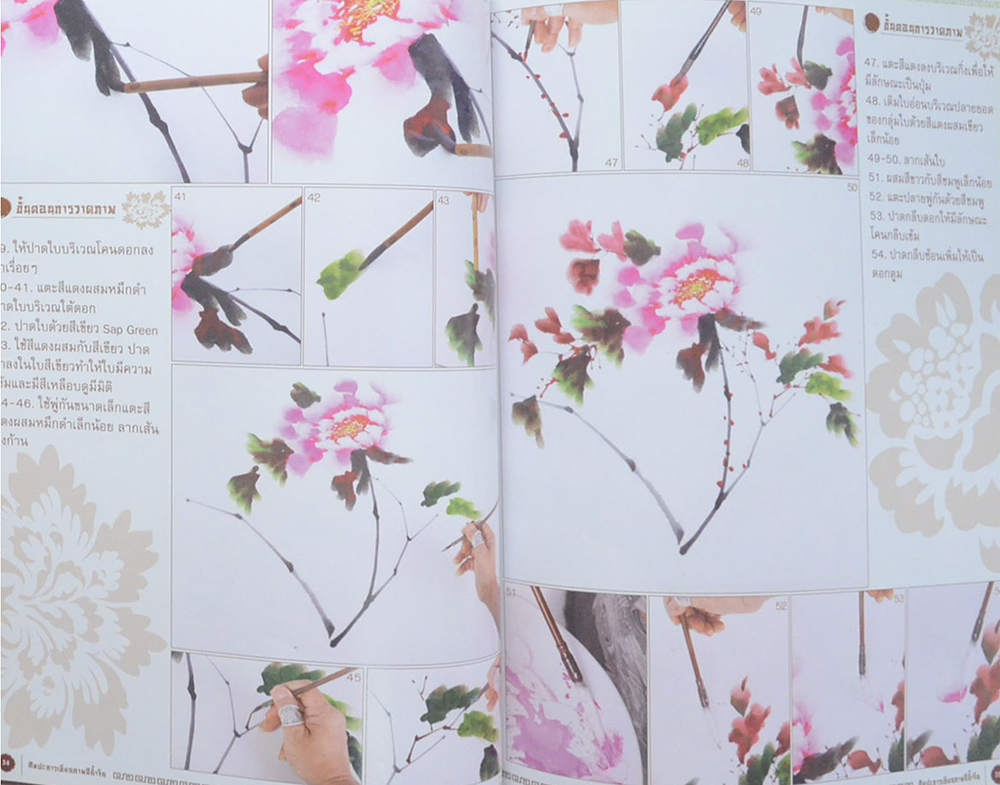 ศิลปะการเขียนภาพสีน้ำจีน (ขายตามสภาพ)