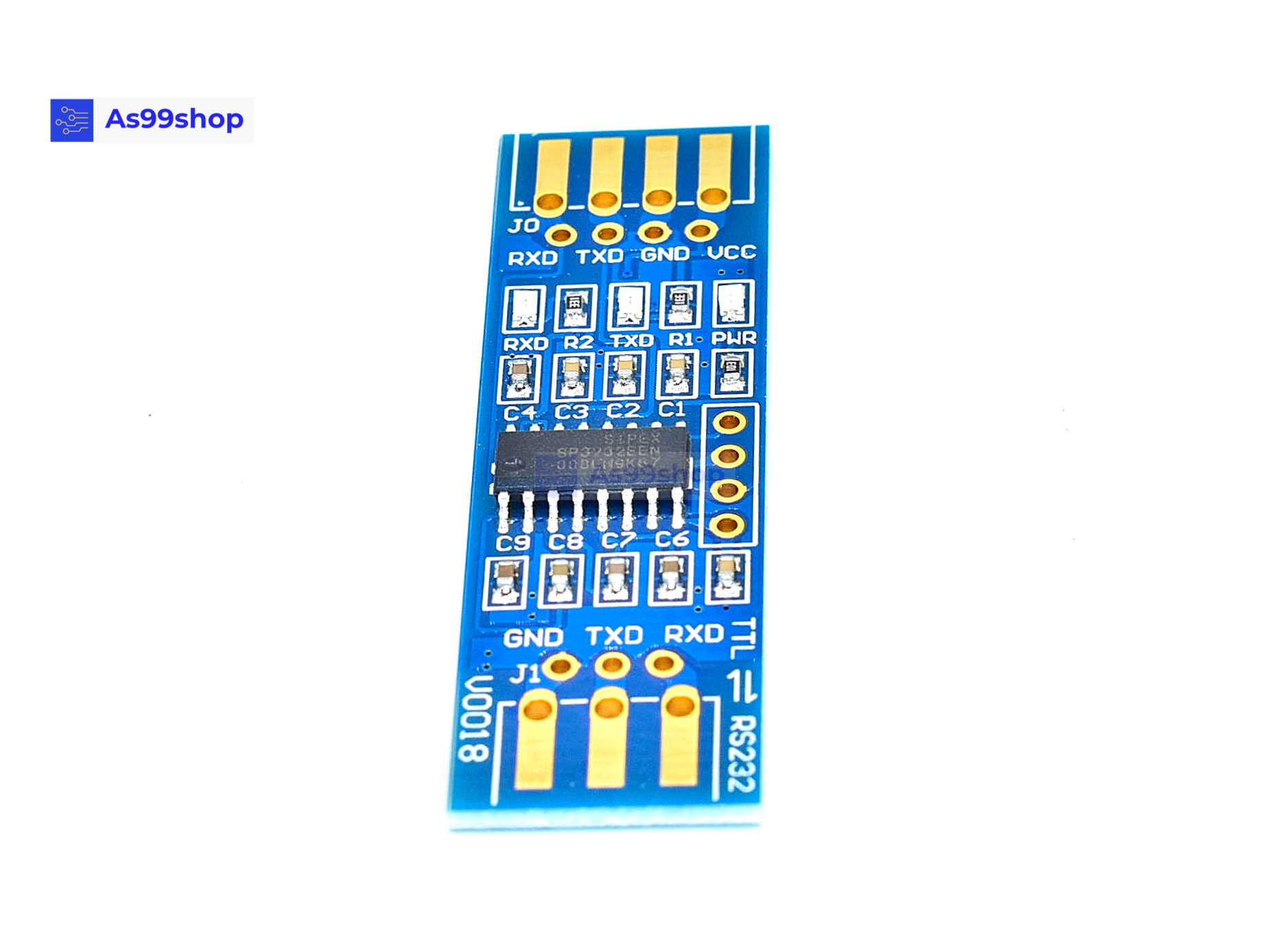 SP3232 RS232 Module RS232 Serial Port TTL Line Brush Module (Size: Single Channel 51)
