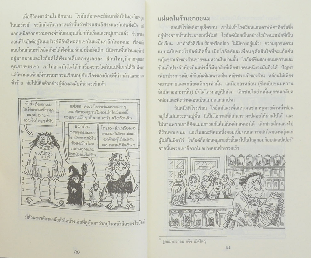 โรอัลด์ กาห์ล กับโรงงานช็อกโกแลต