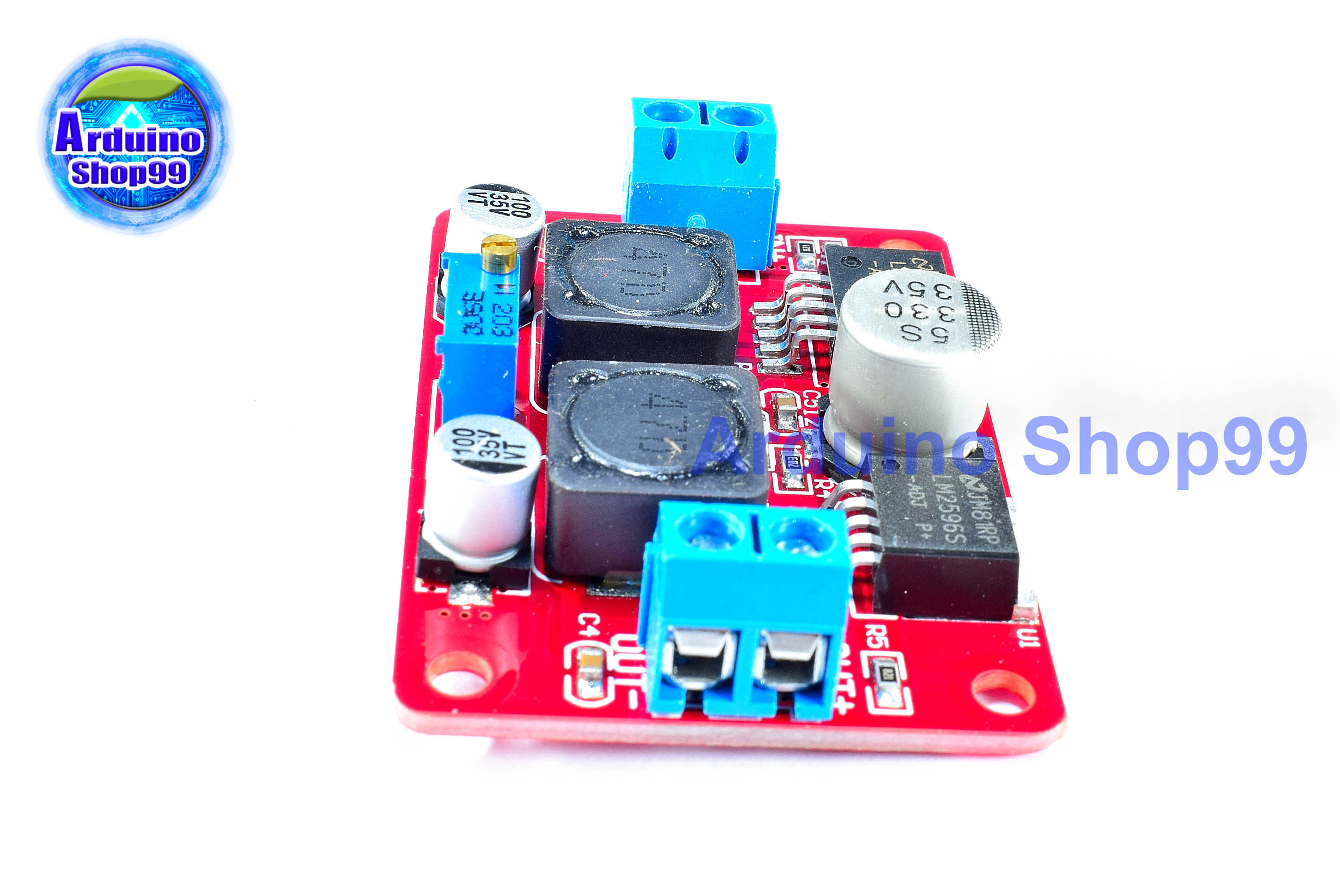 LM2577S + LM2596S DC3.5-28V to 1.25V-26V dc-dc step up down 3.7V 5V 9V 12V buck boost converter for solar panel