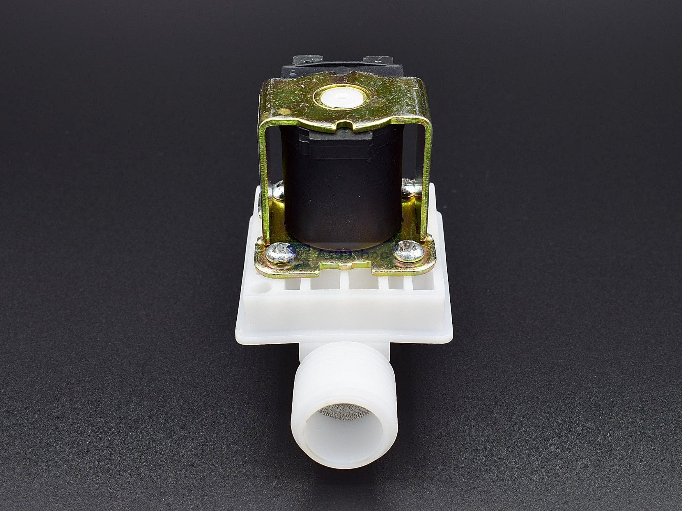 โซลินอยด์วาล์วพลาสติก Solenoid Valve 24VDC 1/2 นิ้ว (วาล์วระบายน้ำที่ไม่มีแรงดัน drain valve)