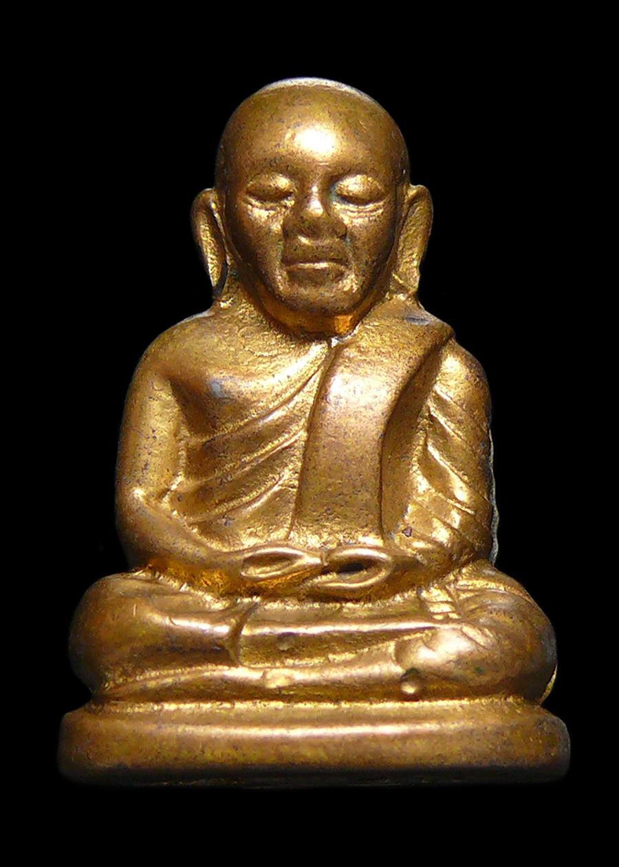 หลวงพ่อเงิน วัดบางคลาน จ.พิจิตร ใต้ฐานอุดกริ่ง หลวงพ่อเปรื่องสร้างปลุกเสก ปี2515 ตอกโค๊ตเลข๑๕ (บล็อกวัด)