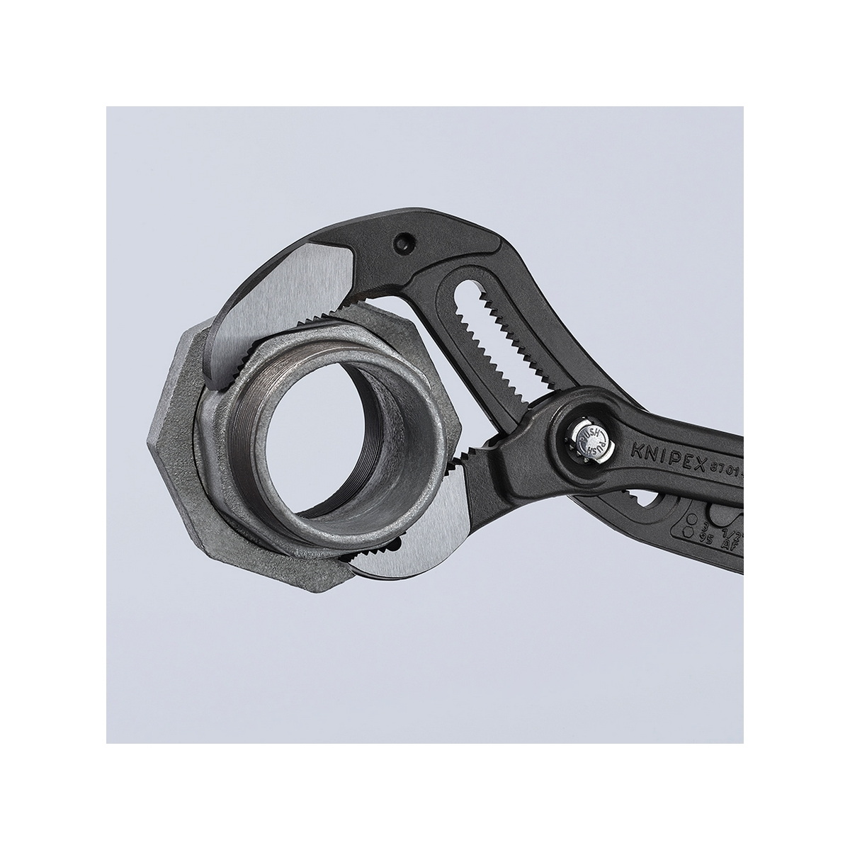 KNIPEX 87 01 400 คีมคอม้า รุ่น Cobra ด้ามพลาสติก 400mm (16")