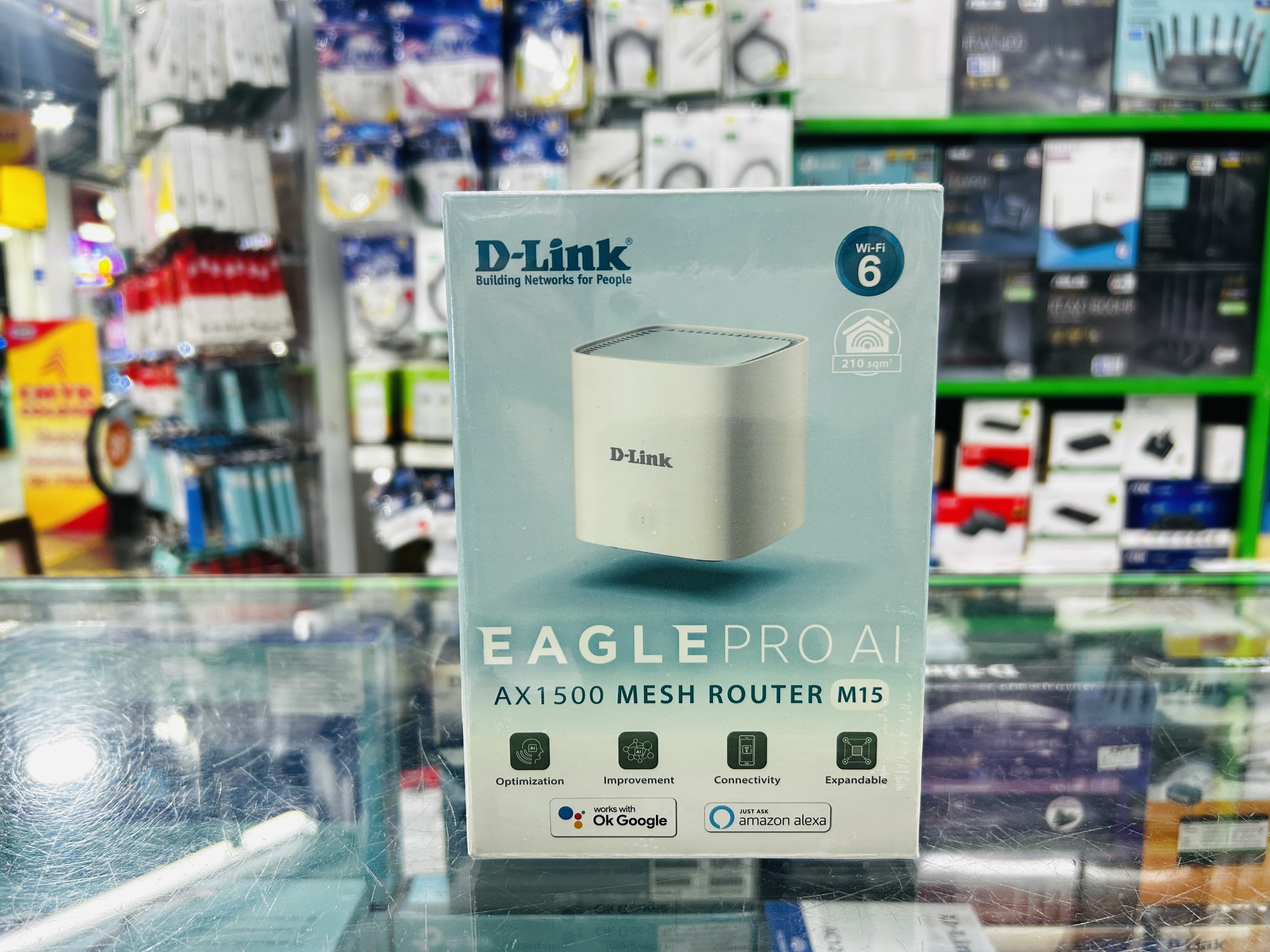 D-Link M15 EAGLE PRO AI AX1500 Mesh Router