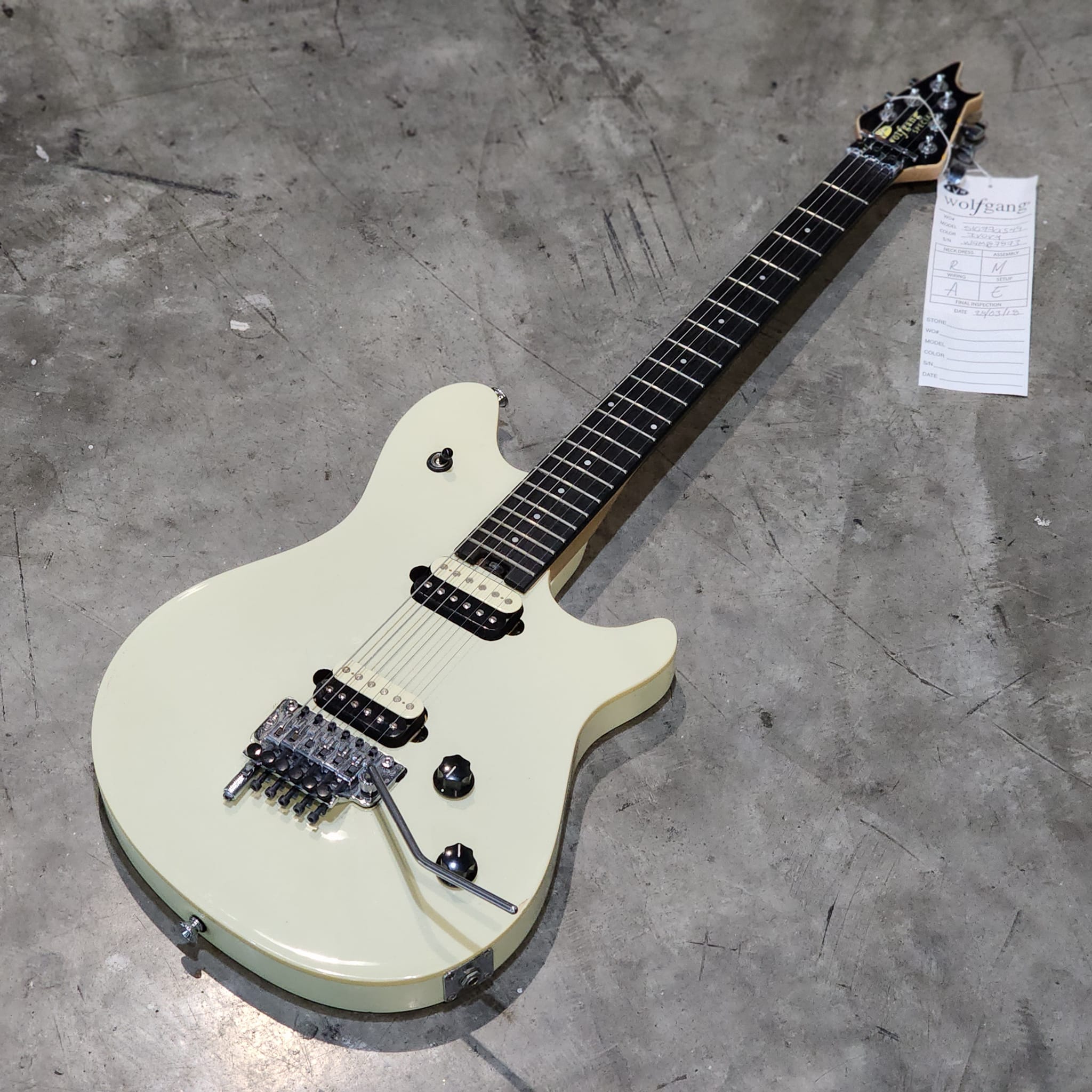 (USED) EVH Wolfgang Special - Ivory - Ebony Fingerboard 2018