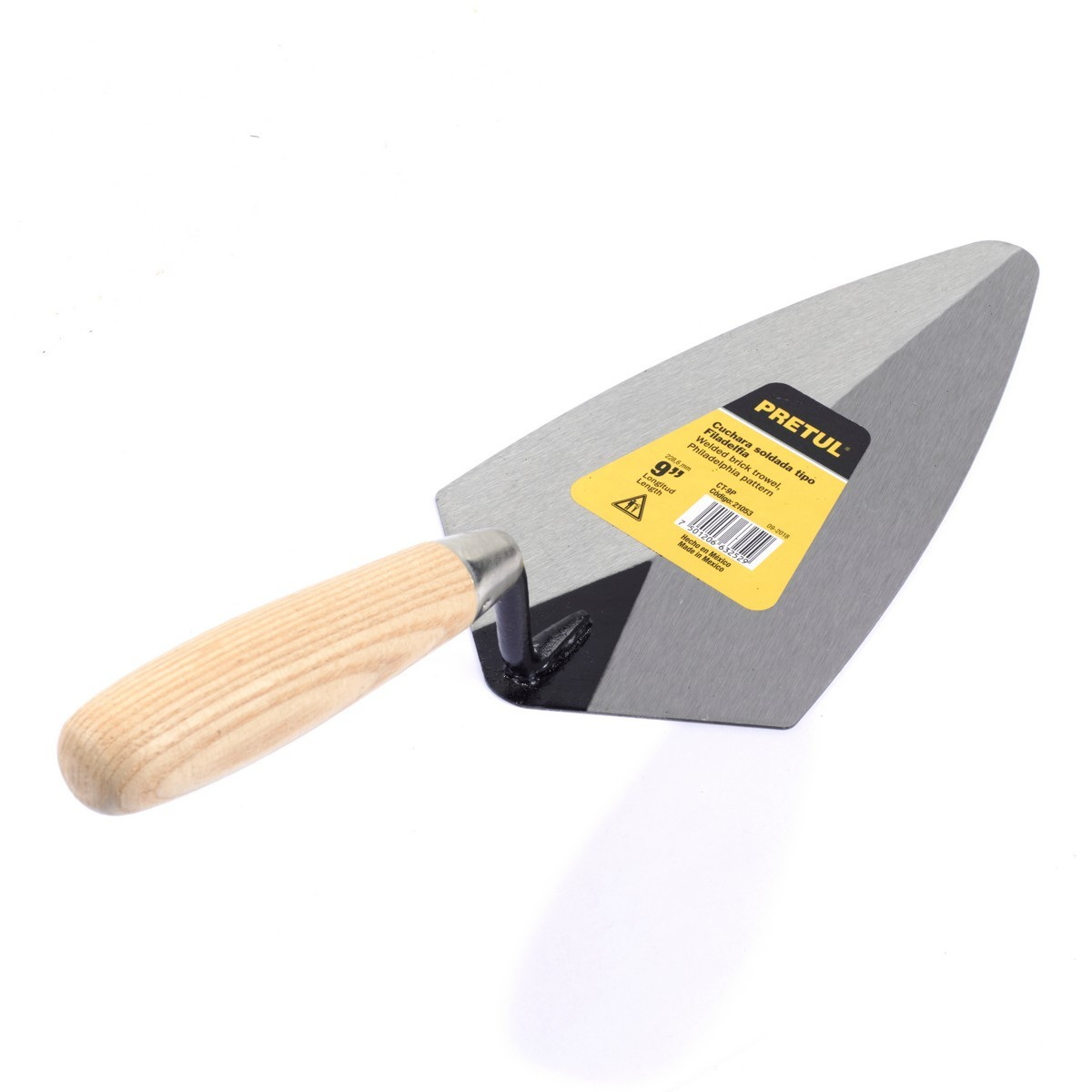 PRETUL 21053 รุ่น CT-9P เกียงเหล็กฉาบปูนสามเหลี่ยม 9"