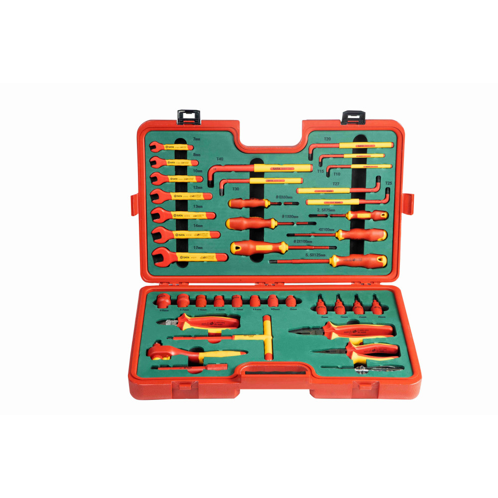 SATA 09938 ชุดเครื่องมือช่างไฟฟ้า 39ชิ้น