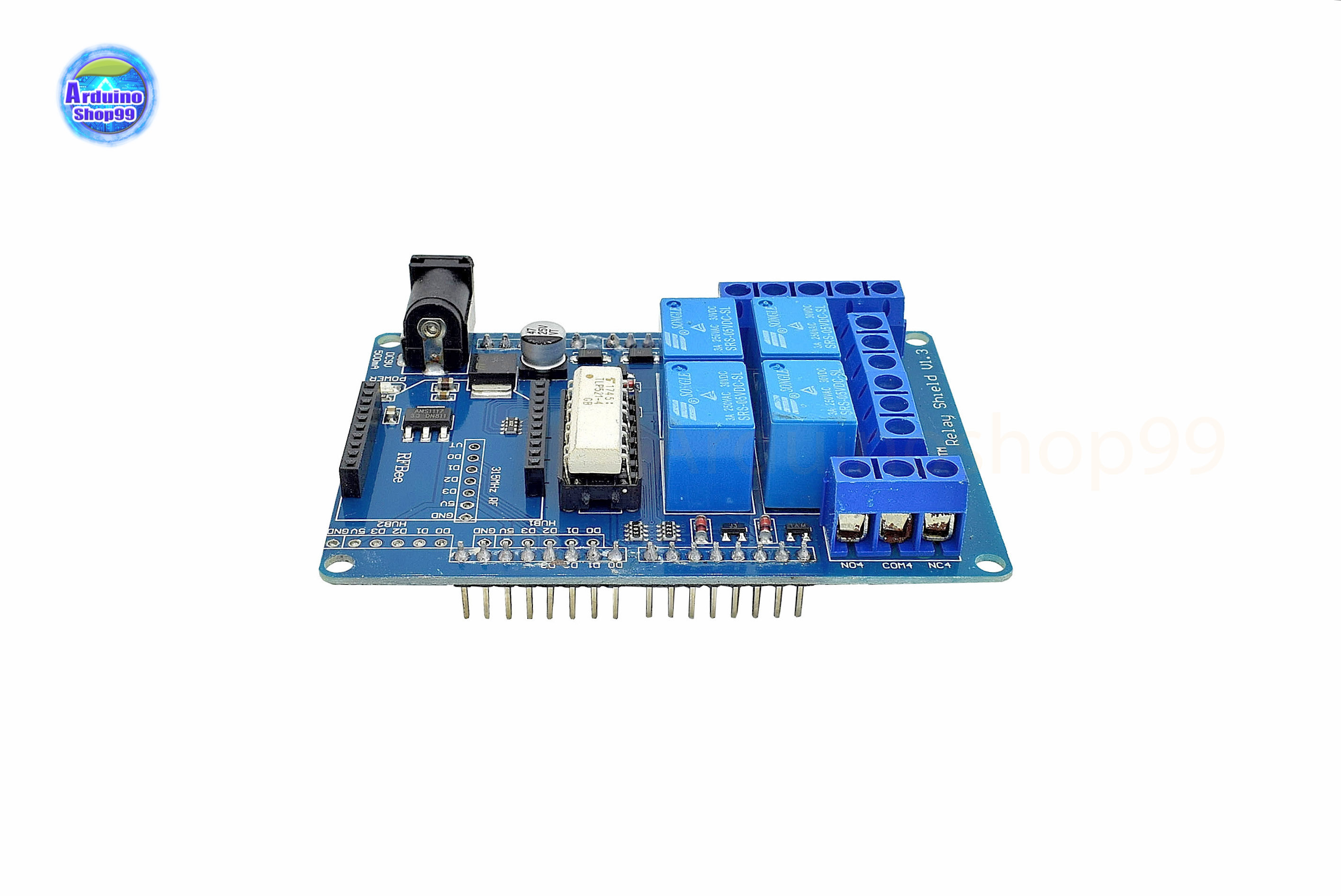 4 Channel Relay And Xbee Shield For Arduino