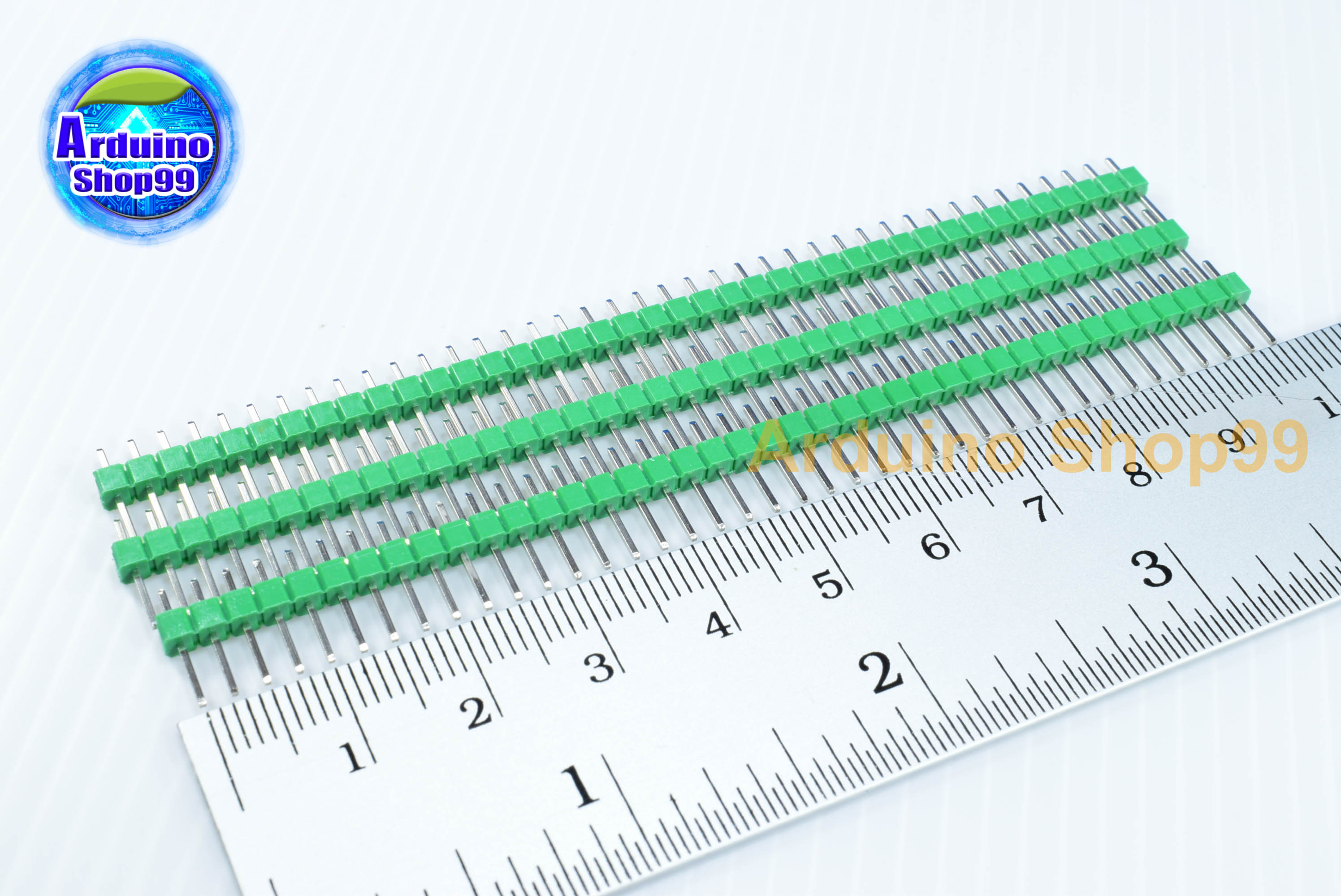 1X40 PIN 2.54mm single (เขียวจำนวน 3 ชิ้น)