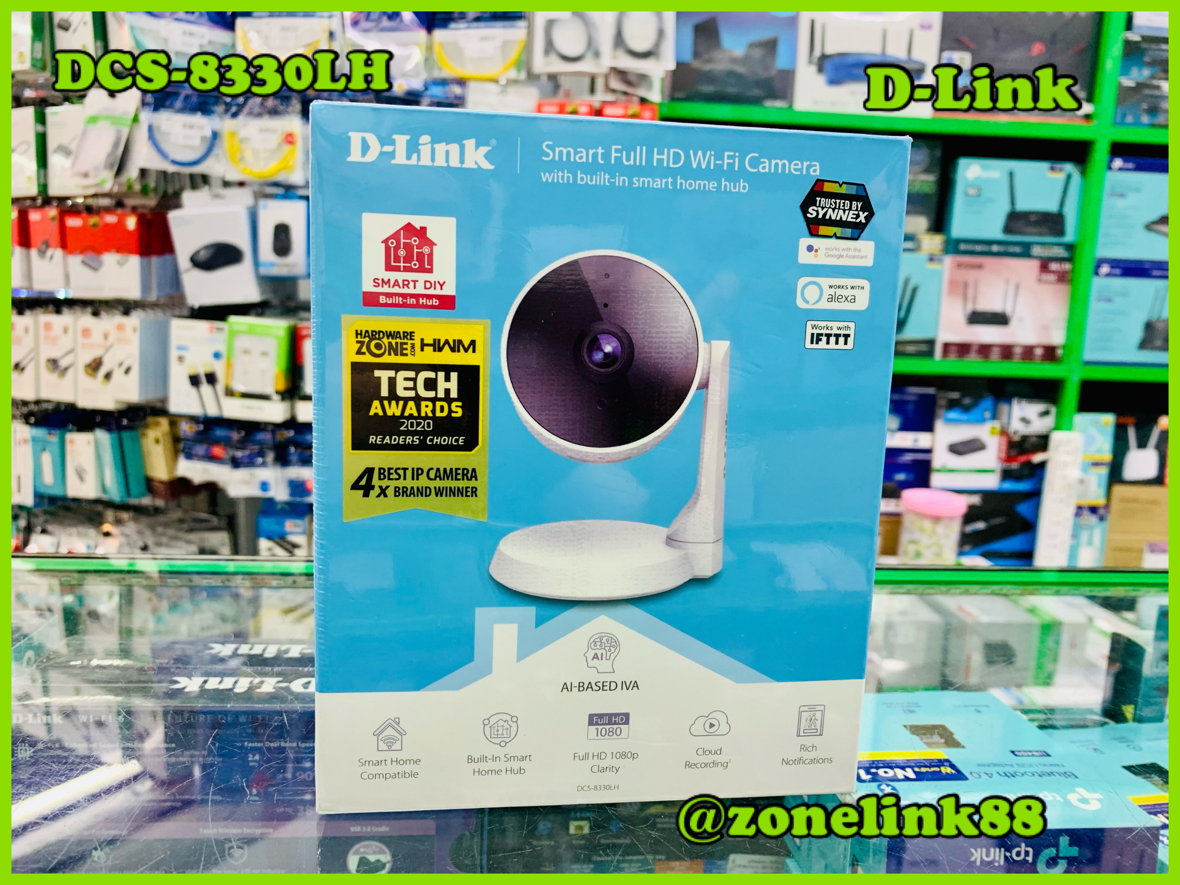 D-Link DCS-8330LH mydlink Smart Full HD Wi-Fi Camera