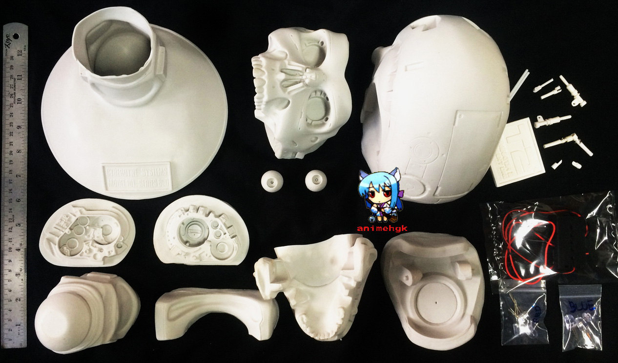 T-800 Head with LED หัว Terminator T-800 เวอร์ชั่นรายละเอียดสูง 1/1 scale