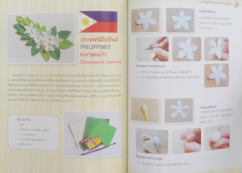 ดอกไม้กระดาษประจำชาติอาเซียน