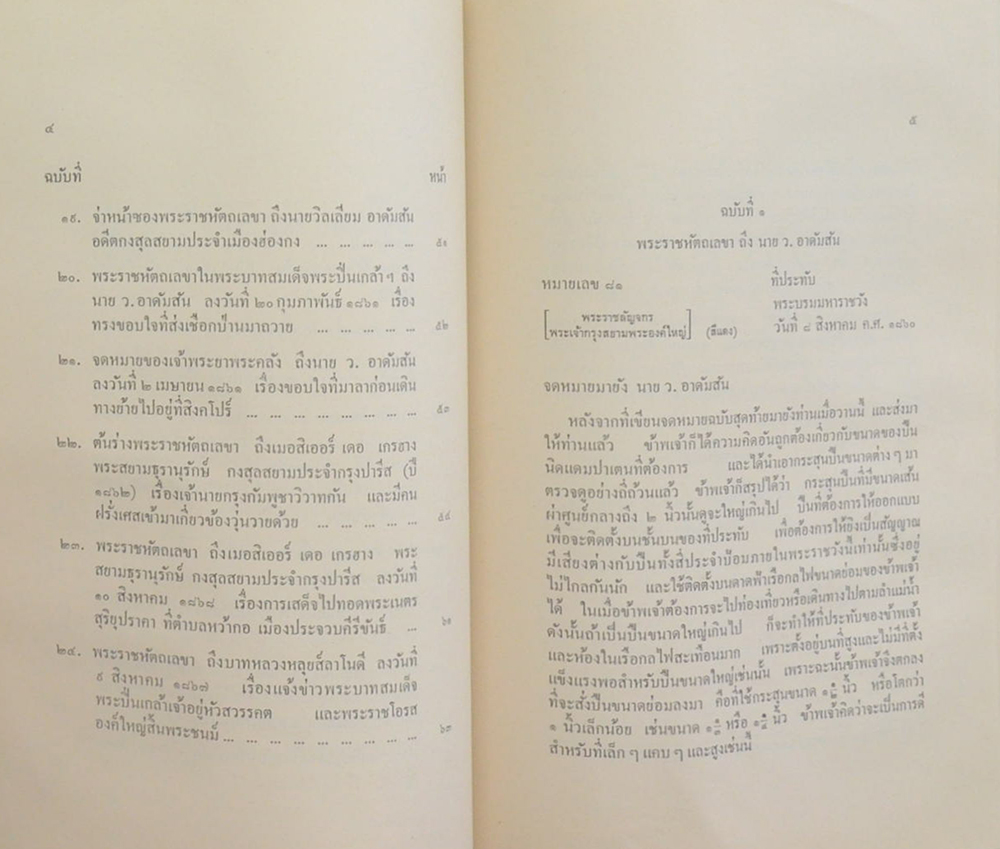 พระราชหัตถเลขาภาษาอังกฤษ ในพระบาทสมเด็จพระจอมเกล้าเจ้าอยู่หัว (ขายตามสภาพ)